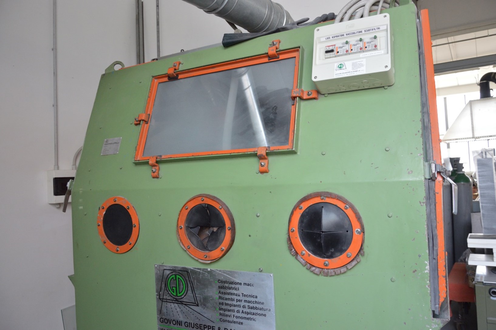 SABBIATRICE PNEUMATICA tipo GD.PN. 24/1500   in vendita - foto 8