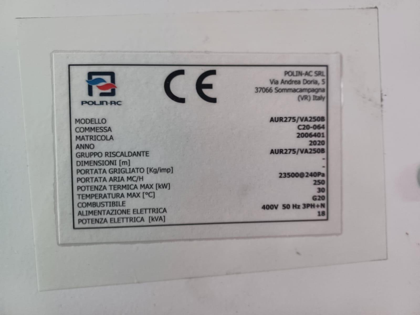 Cabina di Verniciatura Polin  in vendita - foto 3