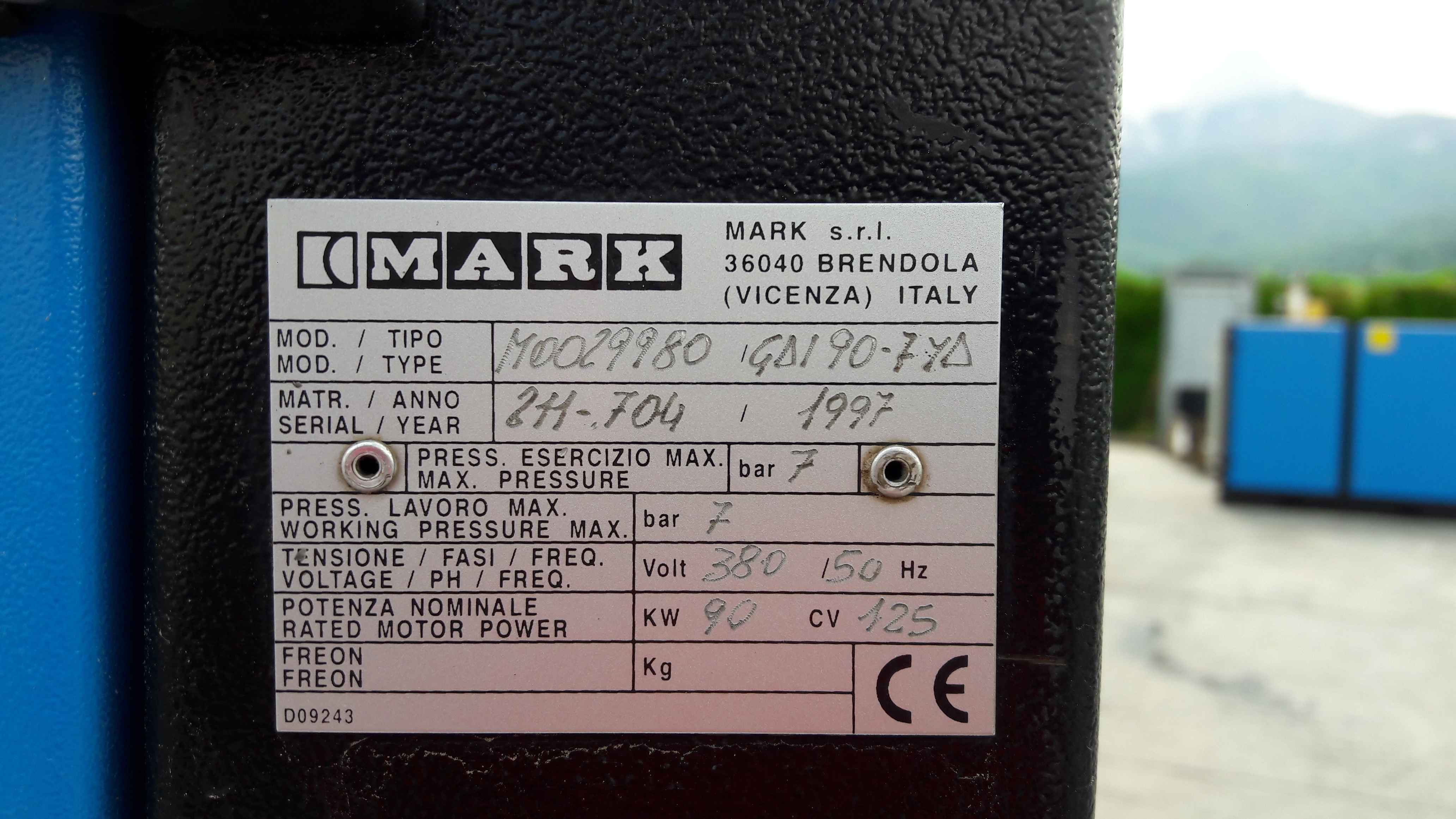 Compressore Mark/Ceccato GDI90.7 in vendita - foto 4