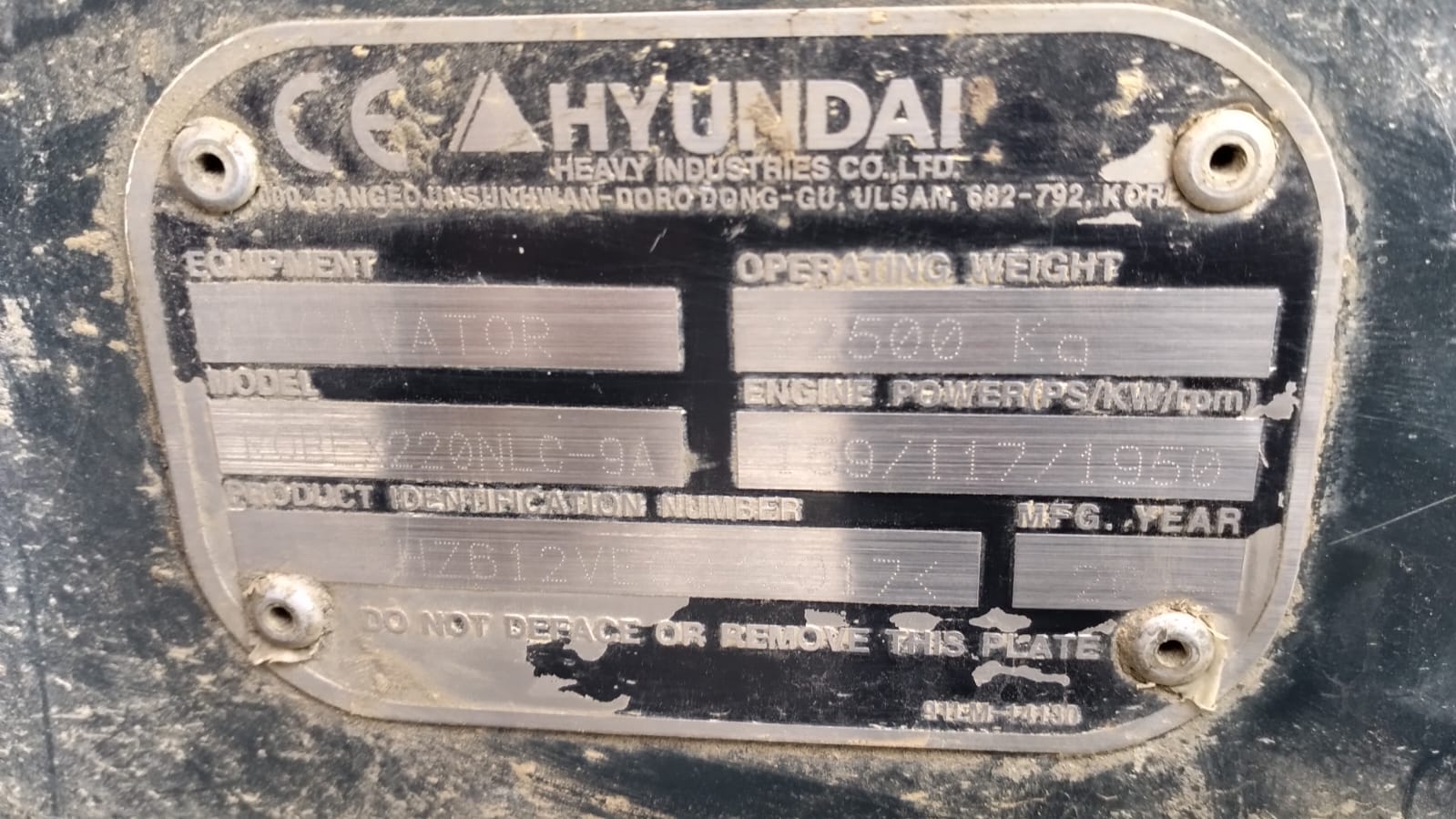 Escavatore cingolato Hyundai - Robex 220NLC-9A in vendita - foto 14