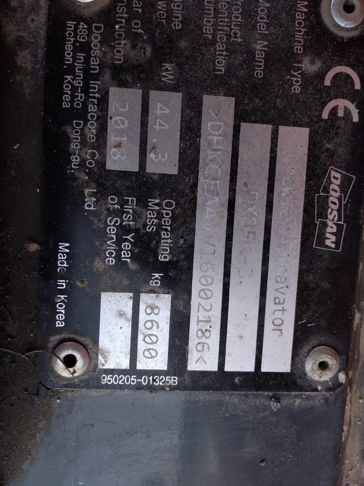 Escavatore cingolato Doosan DX85R-3 in vendita - foto 13