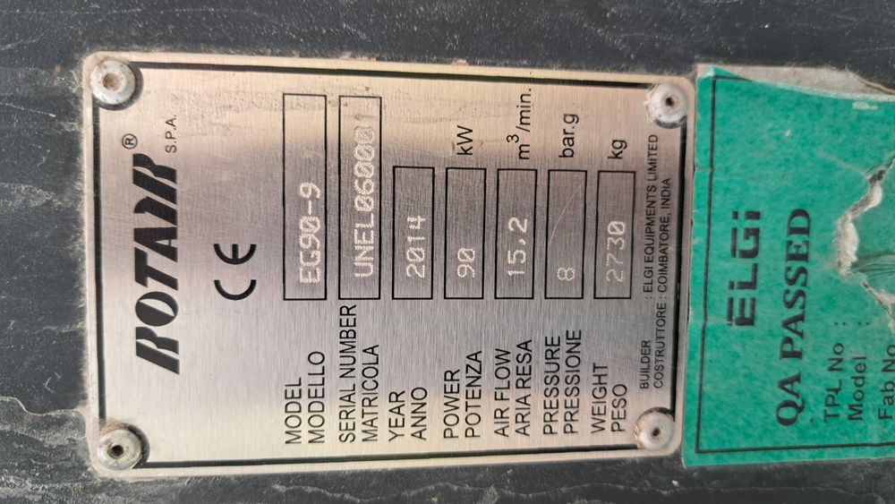 Compressore Elgi EG90V in vendita - foto 4