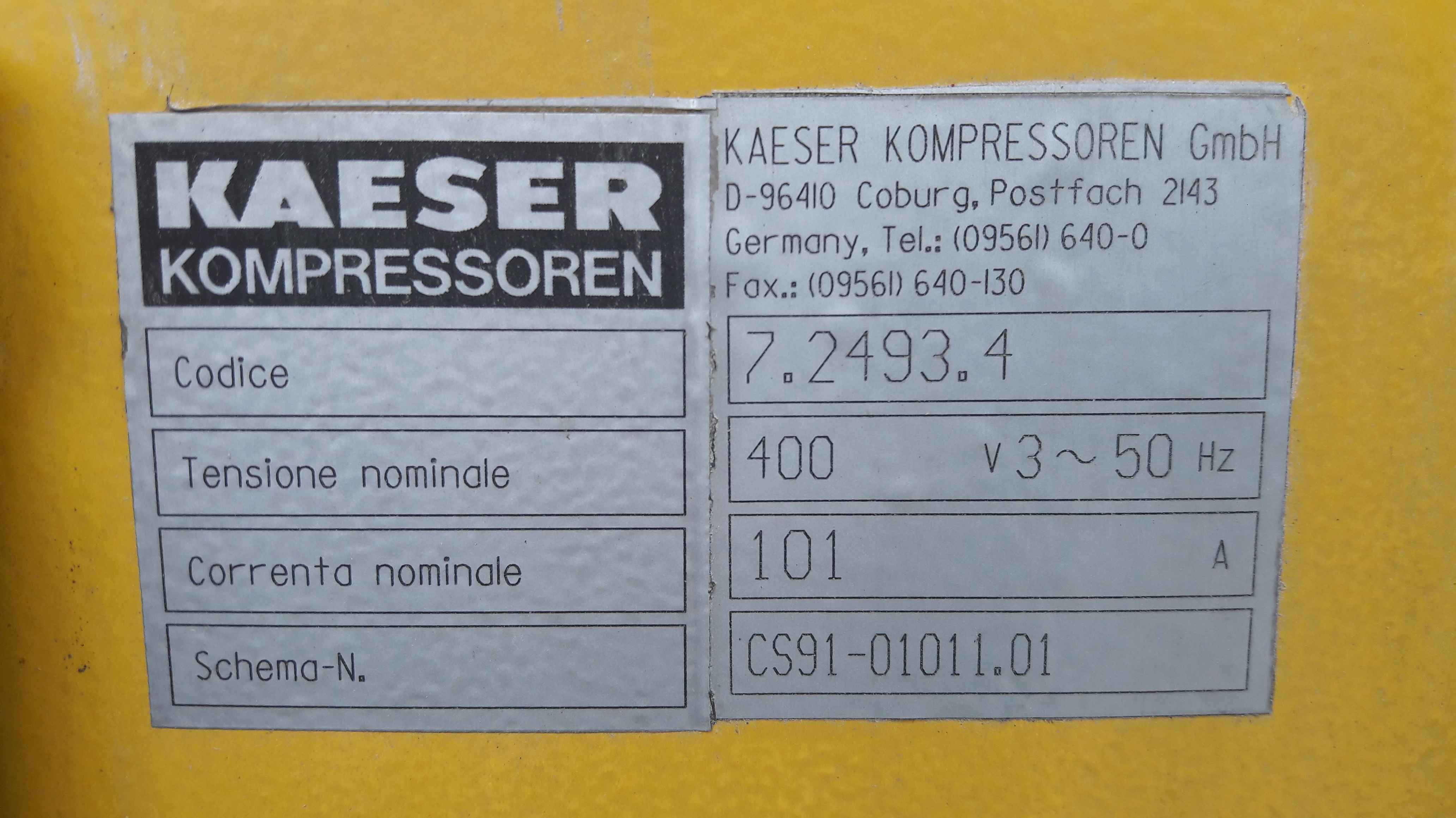 Compressore elettrico Kaeser CS91 in vendita - foto 7