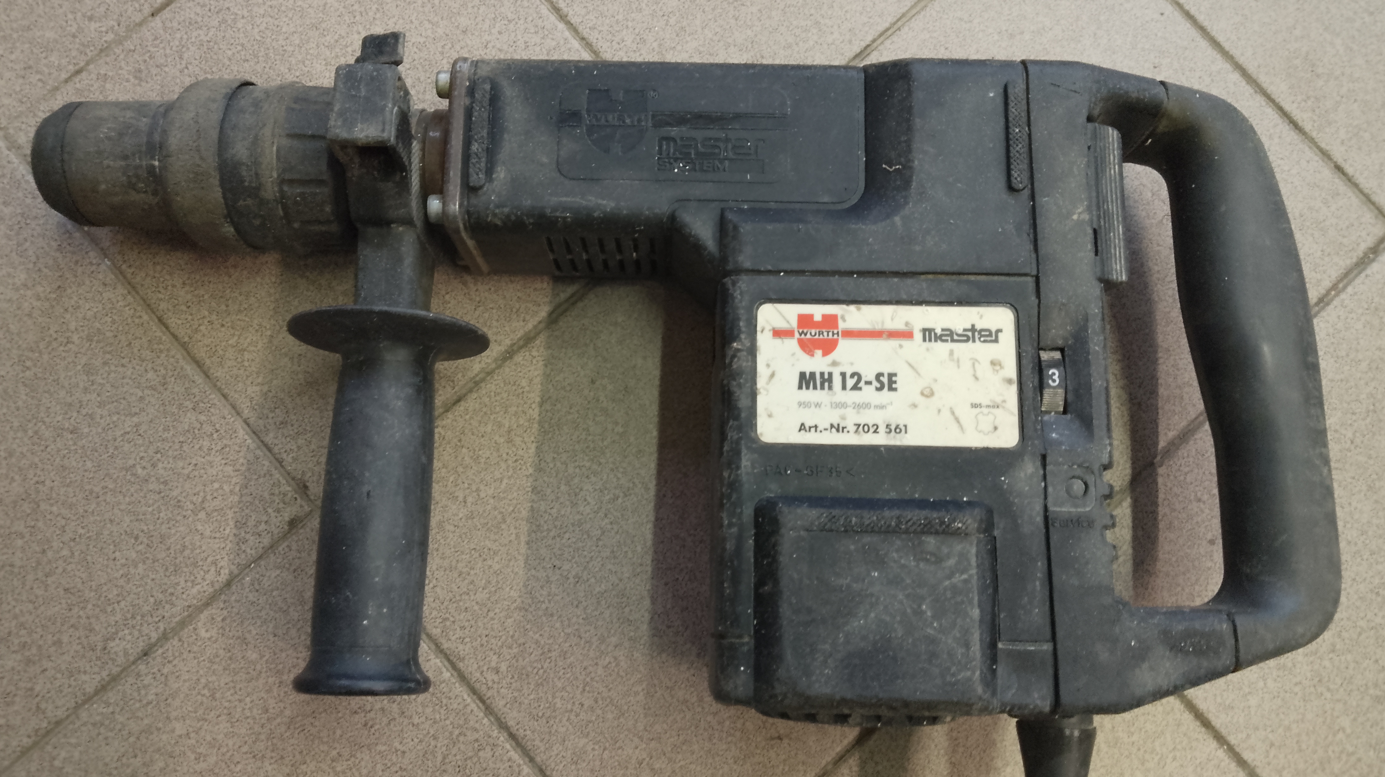 Martello Demolitore Wurth MH 12-SE attacco SDS max  in vendita - foto 4