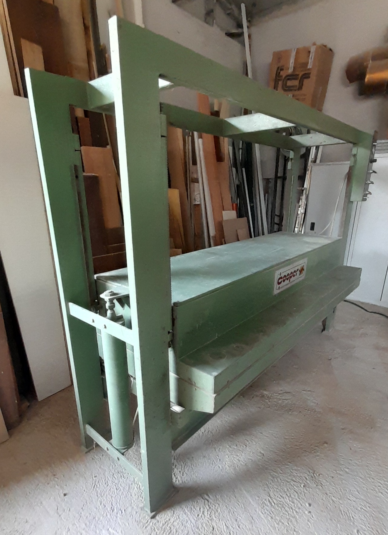 Pressa ad aria compressa misure piano  100 x  220 cm in vendita - foto 7