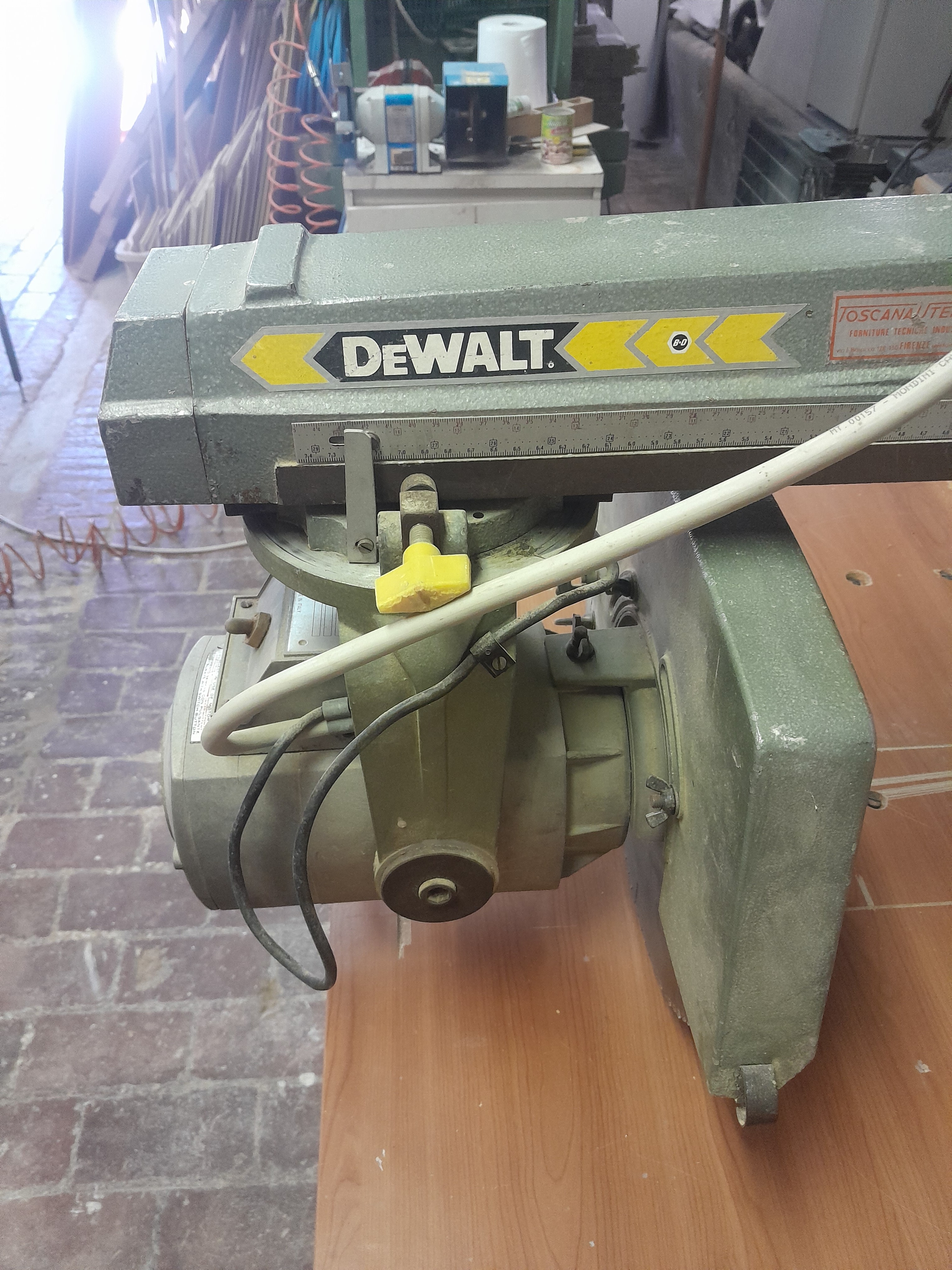 Sega radiale DEWALT mod. 1600 S legno e altri materiali in vendita - foto 7