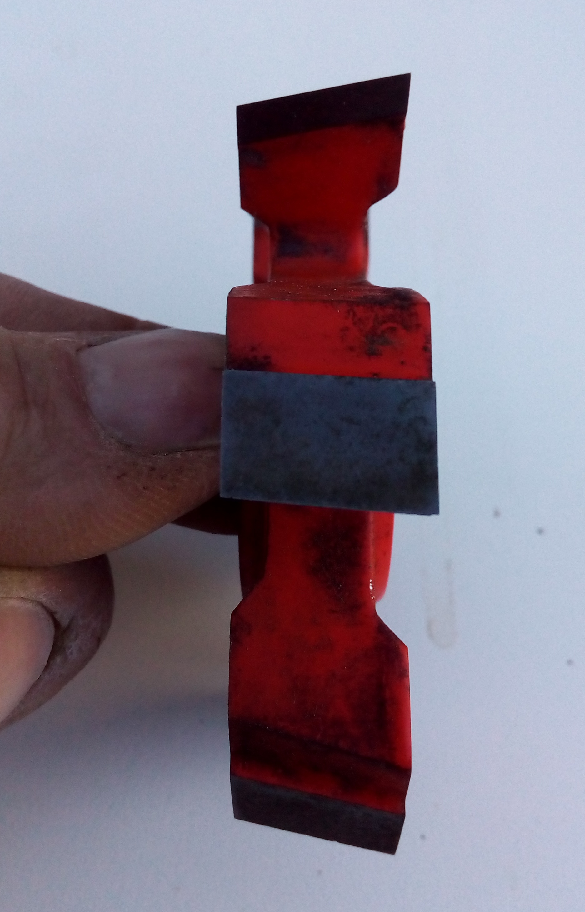 Fresa Toupie Ø 20mm. larg 8,6 x alt 16mm. x 15 ° gradi  in vendita - foto 3