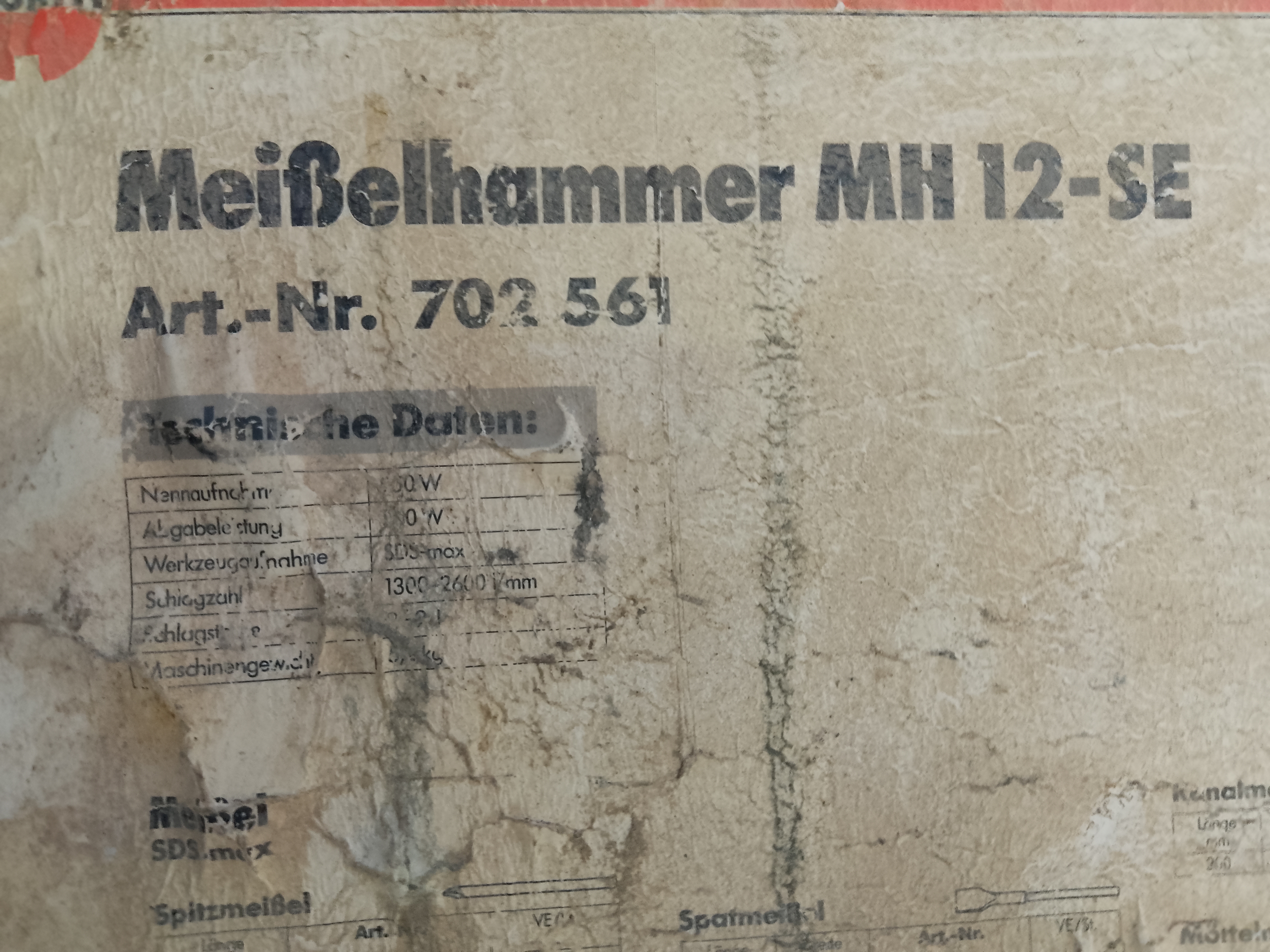 Martello Demolitore Wurth MH 12-SE attacco SDS max  in vendita - foto 11