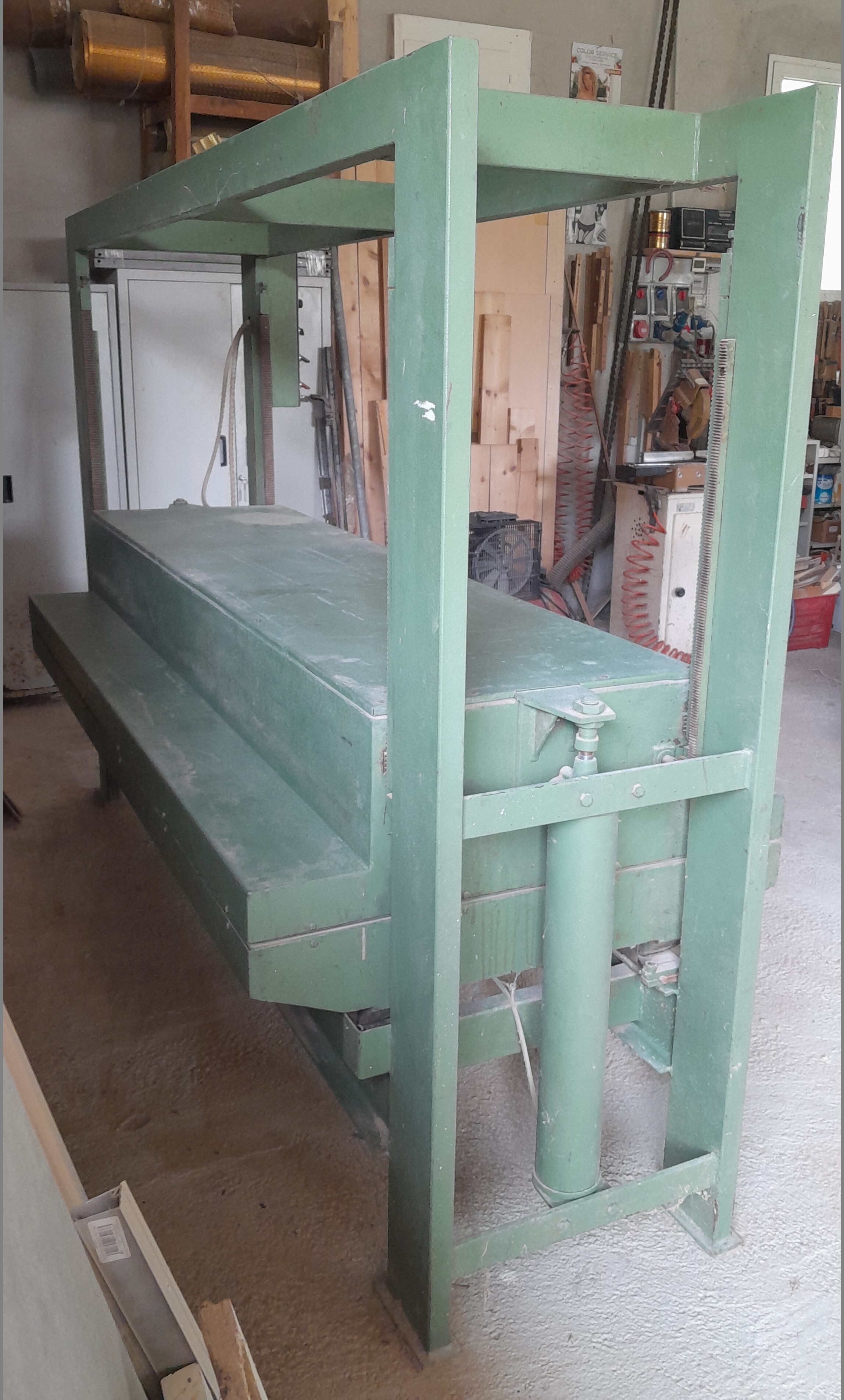 Pressa ad aria compressa misure piano  100 x  220 cm in vendita - foto 8