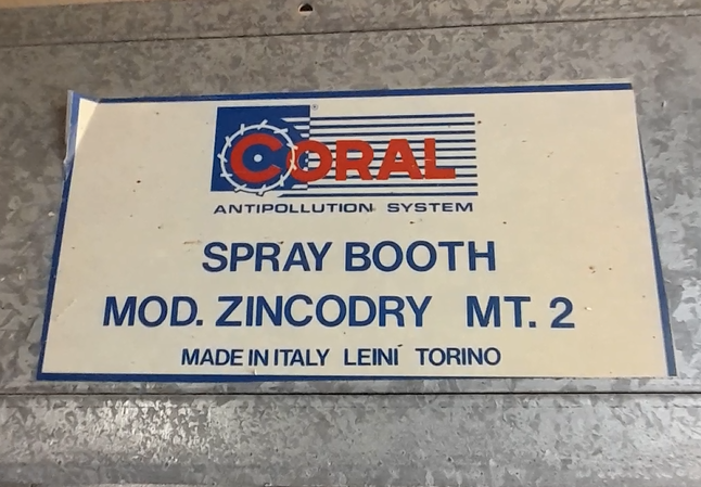 Cabina di verniciatura a secco Coral modello HC-350  in vendita - foto 5