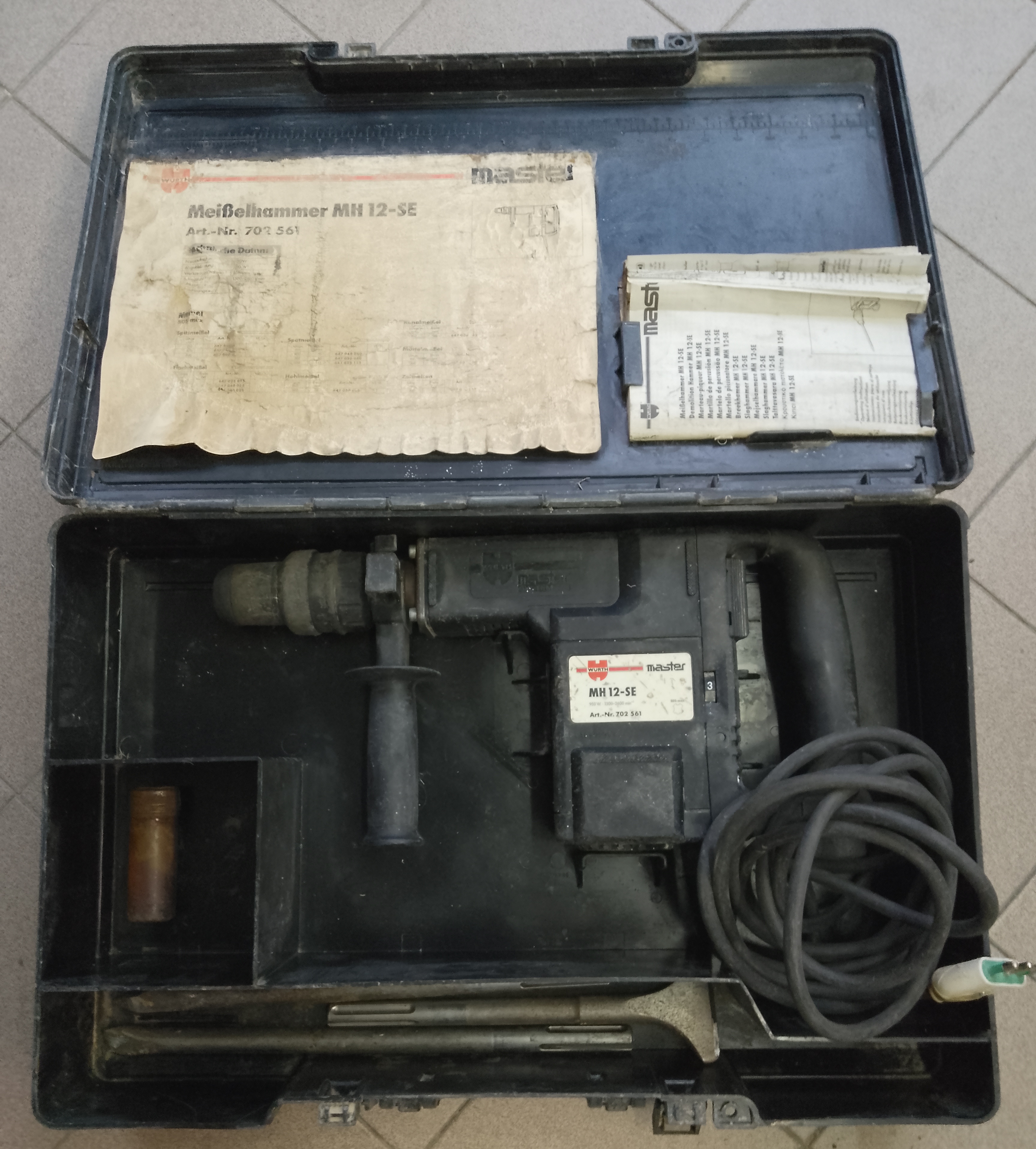 Martello Demolitore Wurth MH 12-SE attacco SDS max  in vendita - foto 1