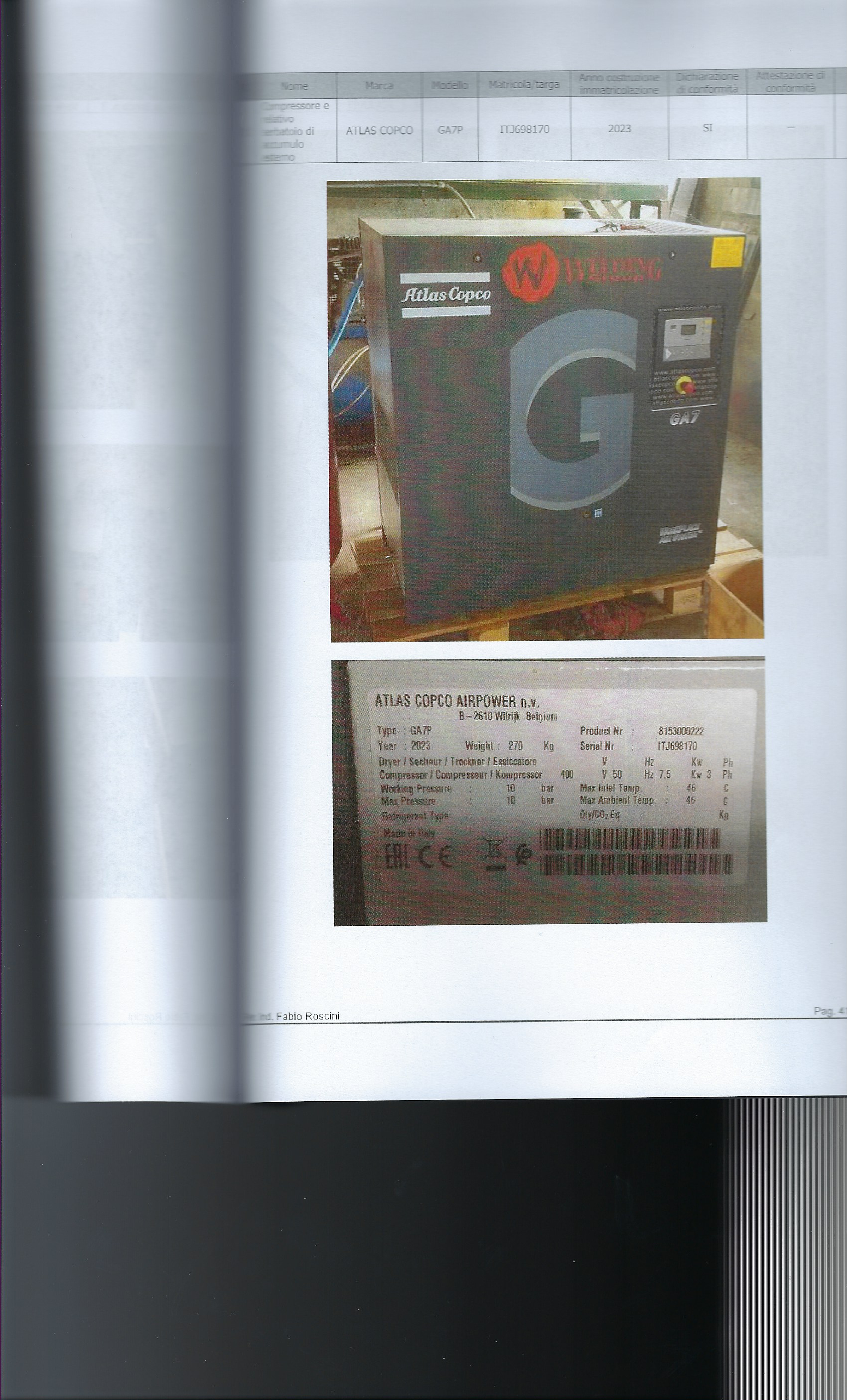 Compressore in vendita - foto 1