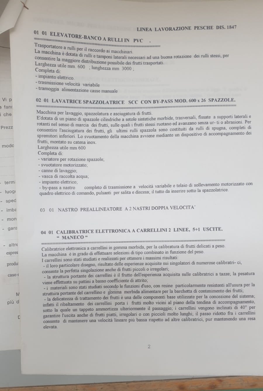 Calibratrice per pesche e ogni tipologia di agrume in vendita - foto 2