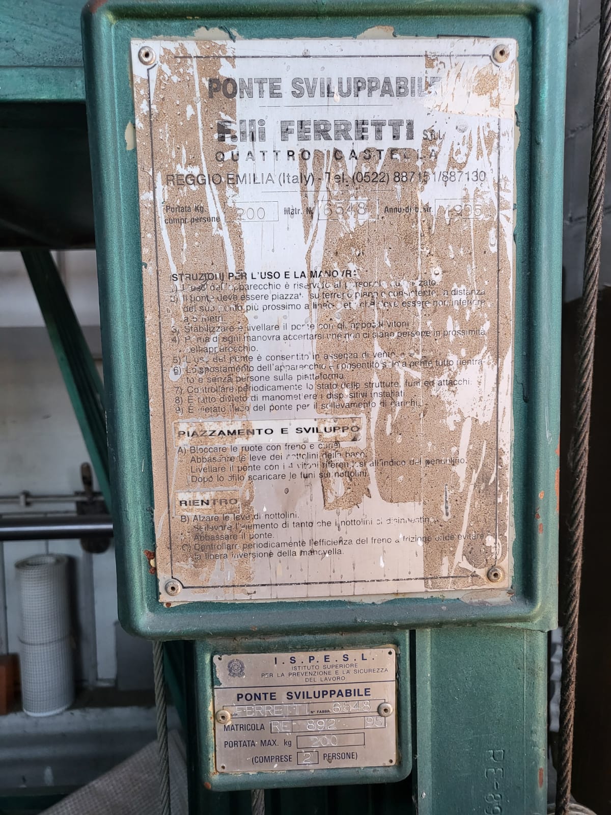 Trabatello telescopico Ferretti 12 Metri in vendita - foto 2