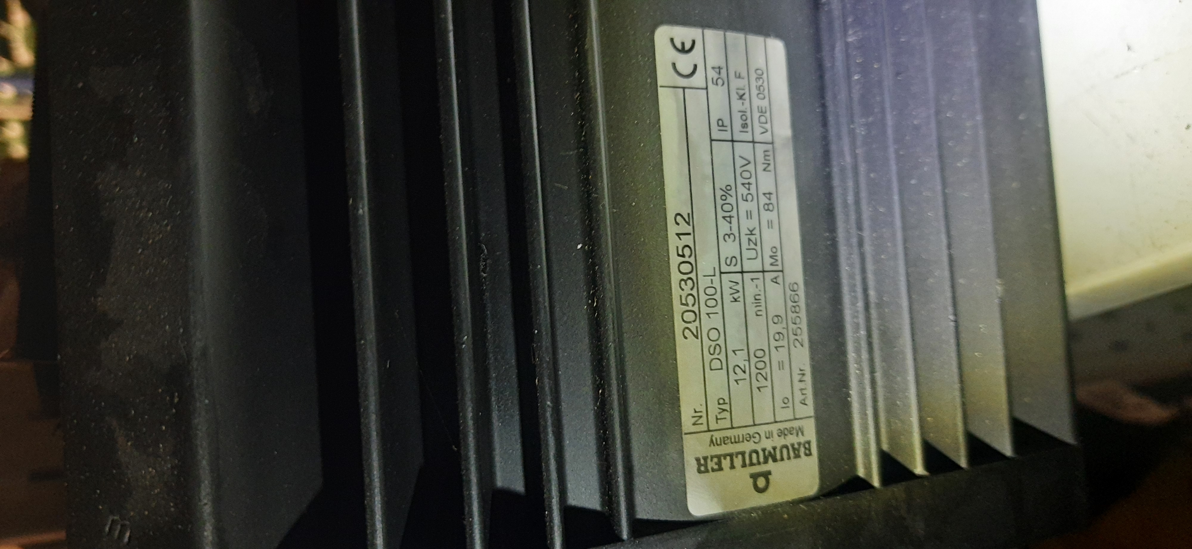 Servomotore Baumuller DSO 100-L  12,1kw nuovo in vendita - foto 2