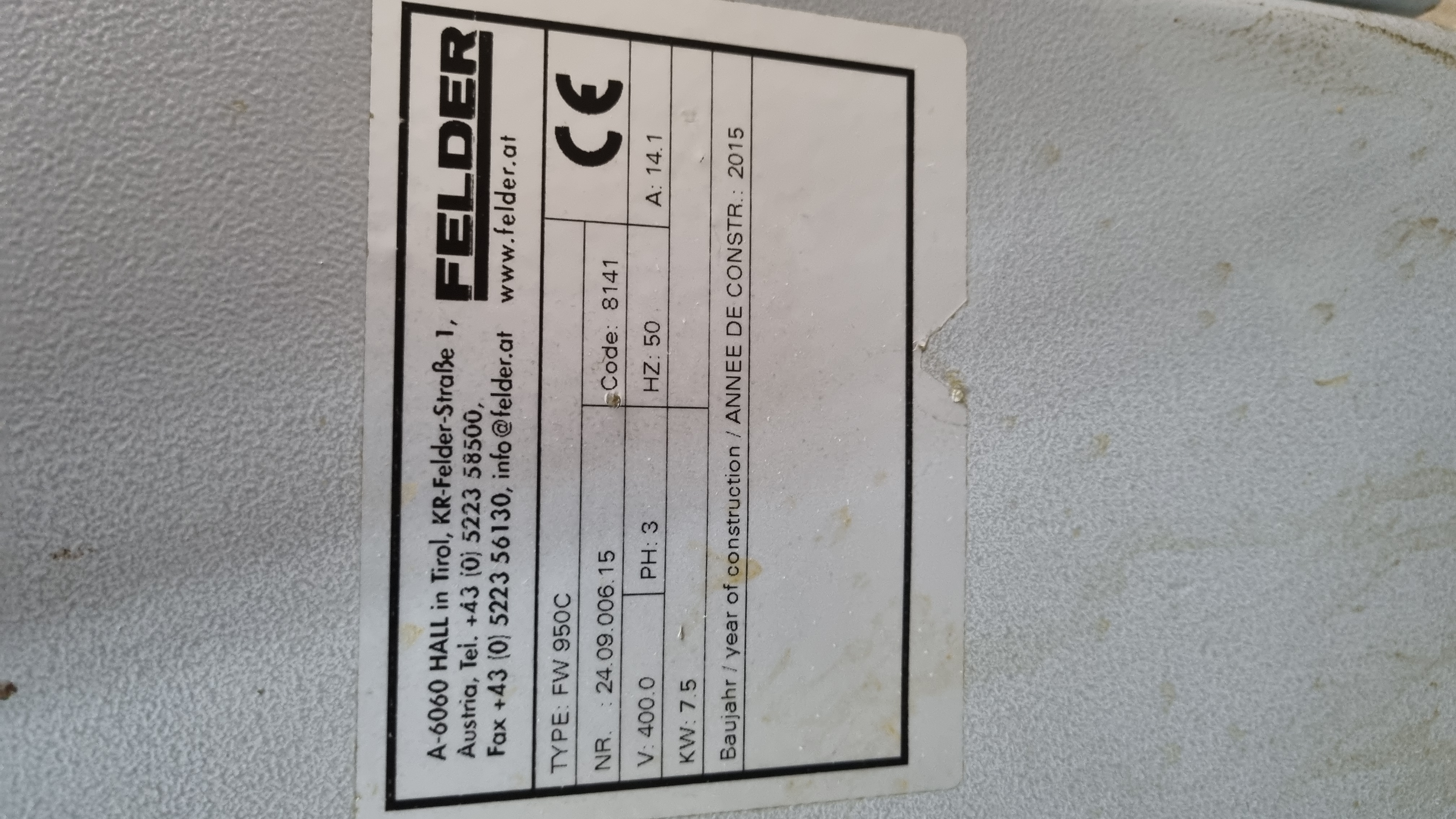 Levigatrice a nastro largo Felder FW 950 C in vendita - foto 11