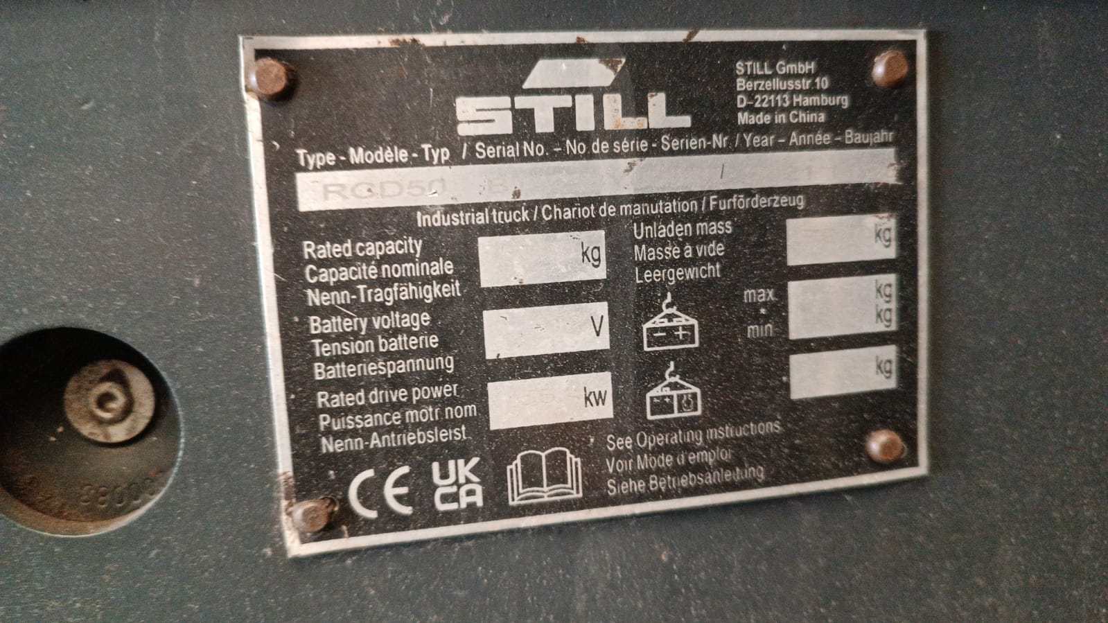 CARRELLO ELEVATORE DIESEL STILL 50 QUINTALI in vendita - foto 5