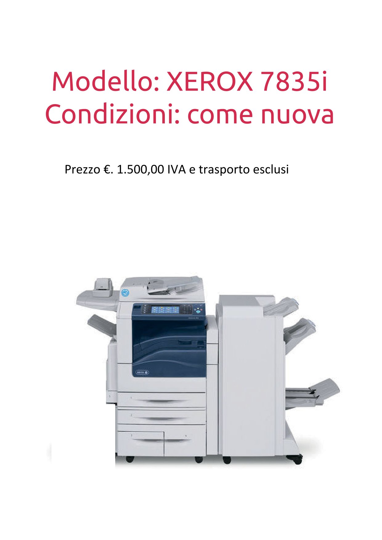 Macchinari per attività centro stampa in vendita - foto 2