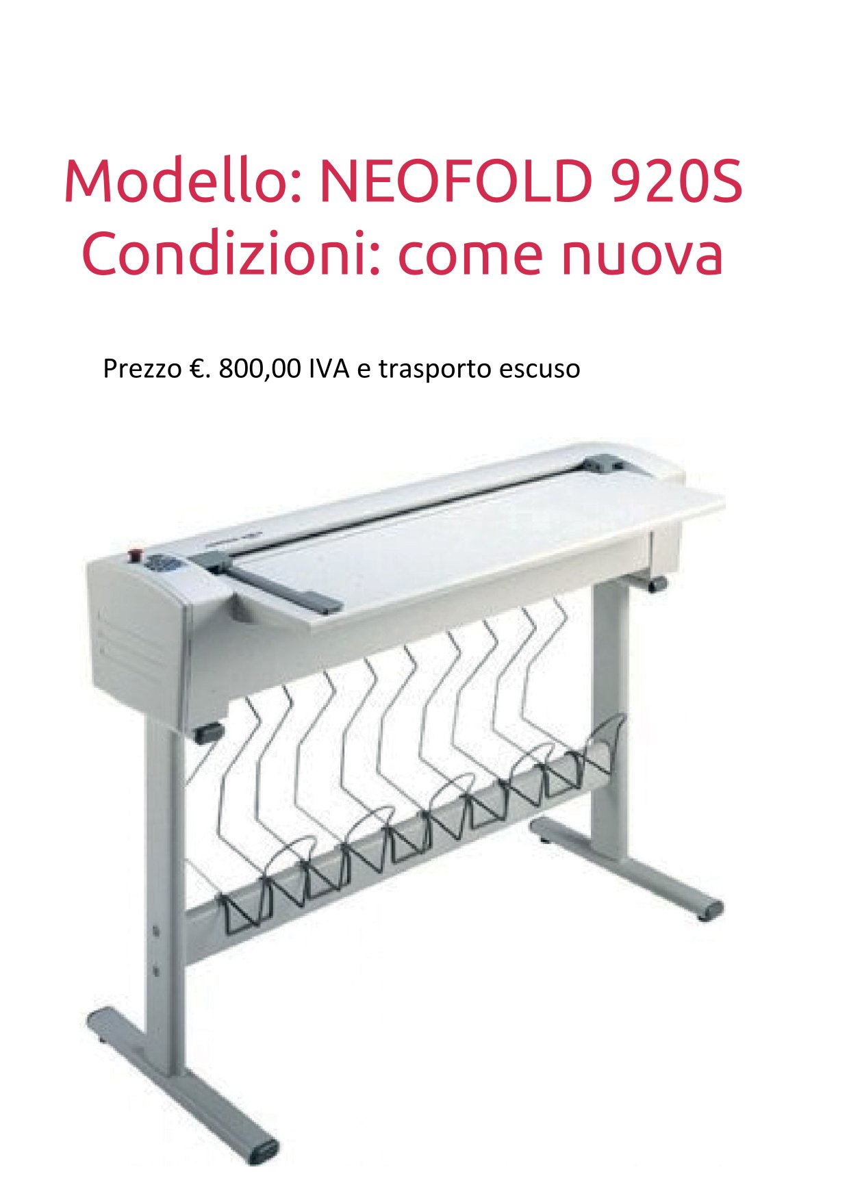 Macchinari per attività centro stampa in vendita - foto 6