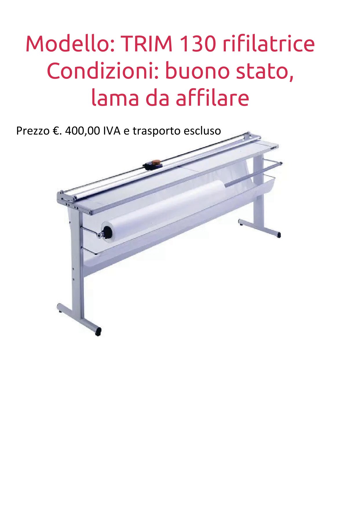 Macchinari per attività centro stampa in vendita - foto 3
