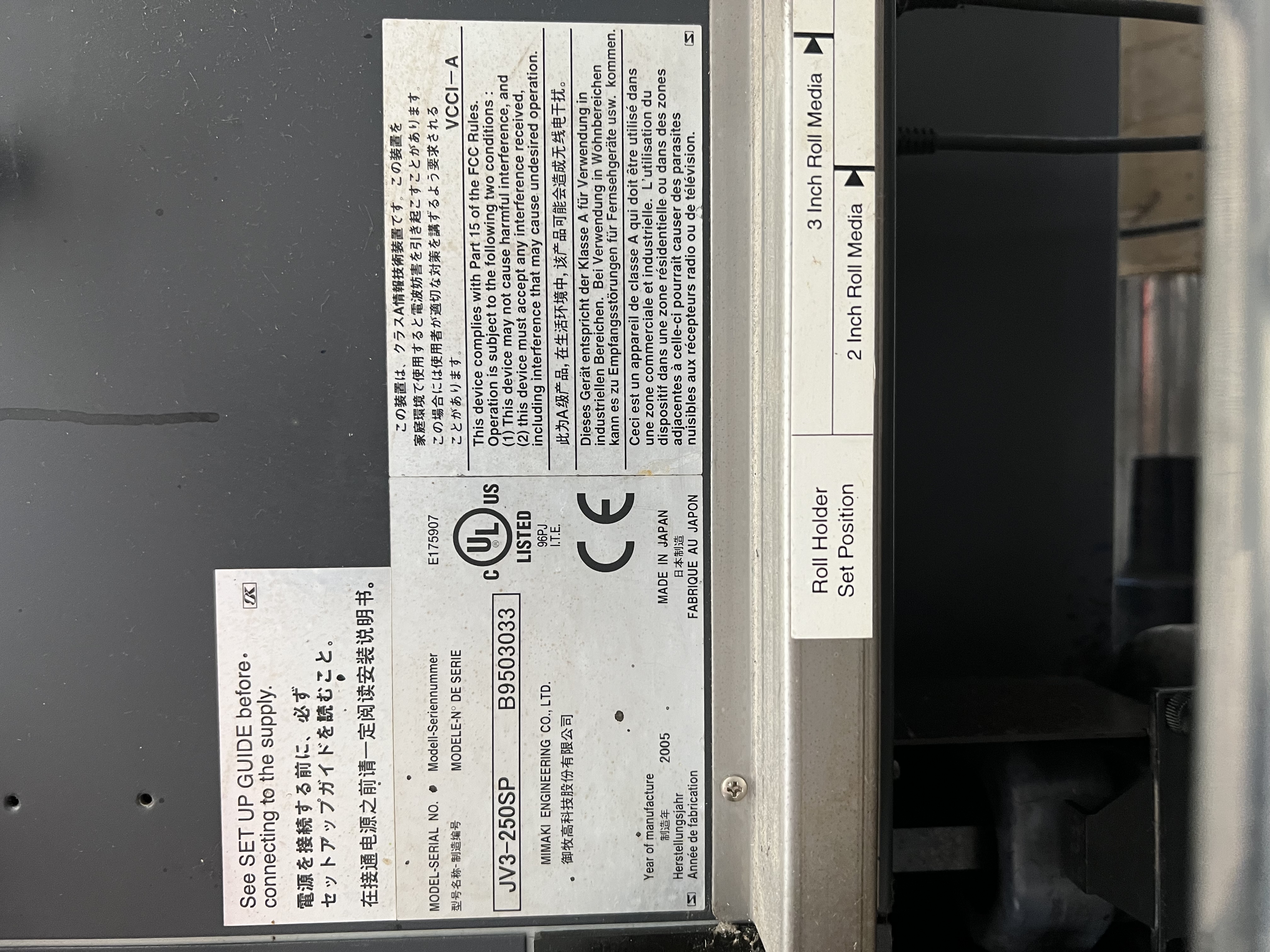 PLOTTER MIMAKI JV33-250sp in vendita - foto 7