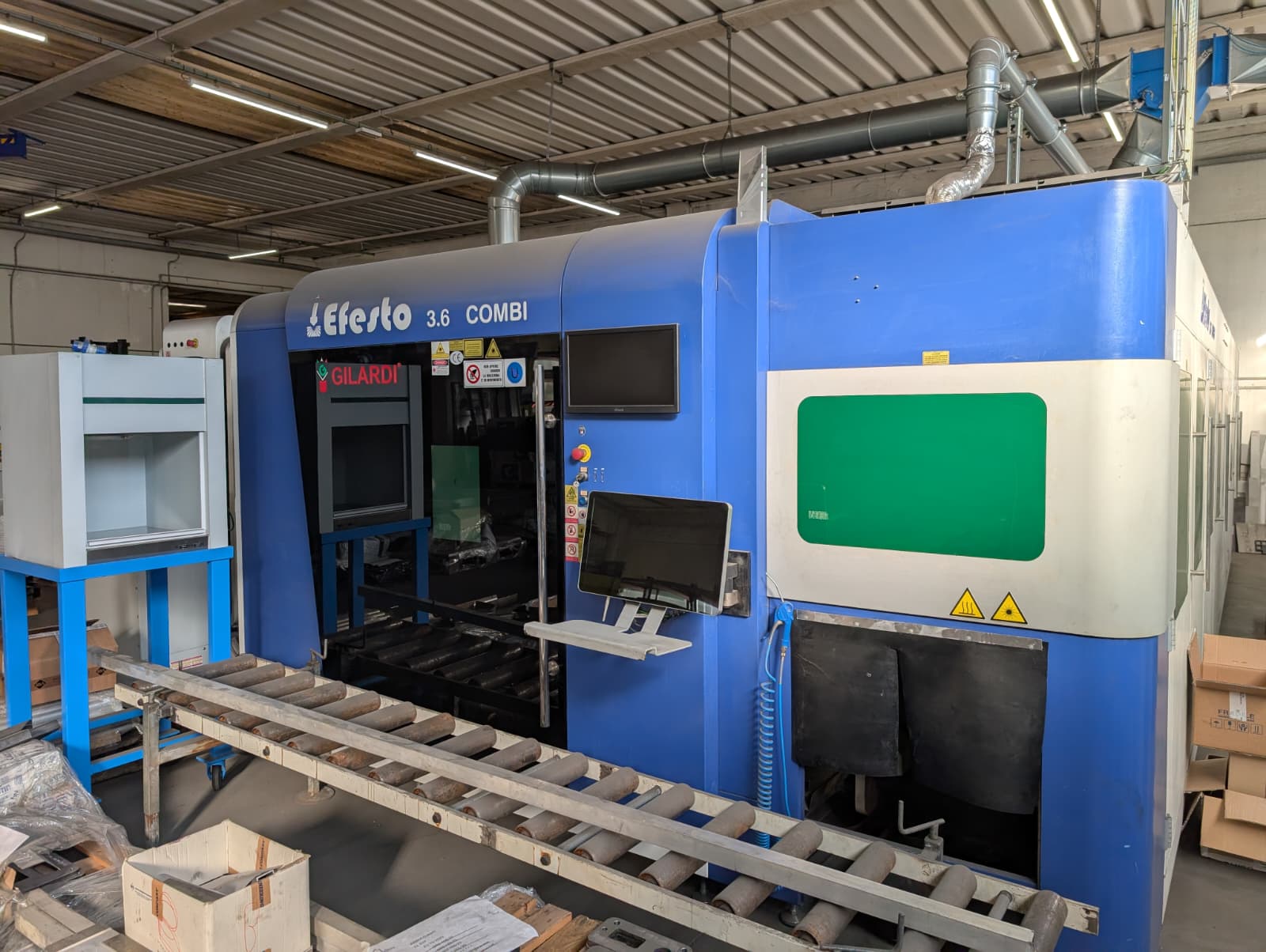 Taglio Laser Fibra 6 kW Combinato  – Gilardi Efesto 3.6 in vendita - foto 1