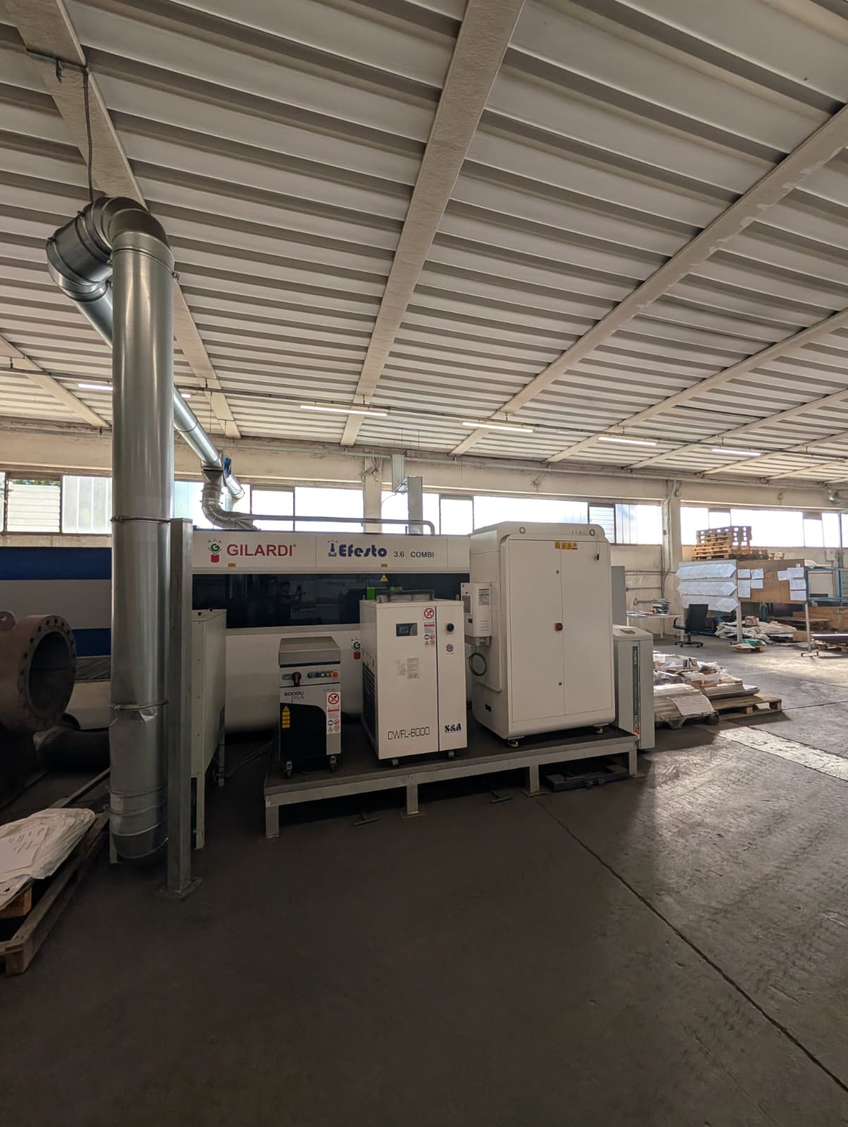 Taglio Laser Fibra 6 kW Combinato  – Gilardi Efesto 3.6 in vendita - foto 2