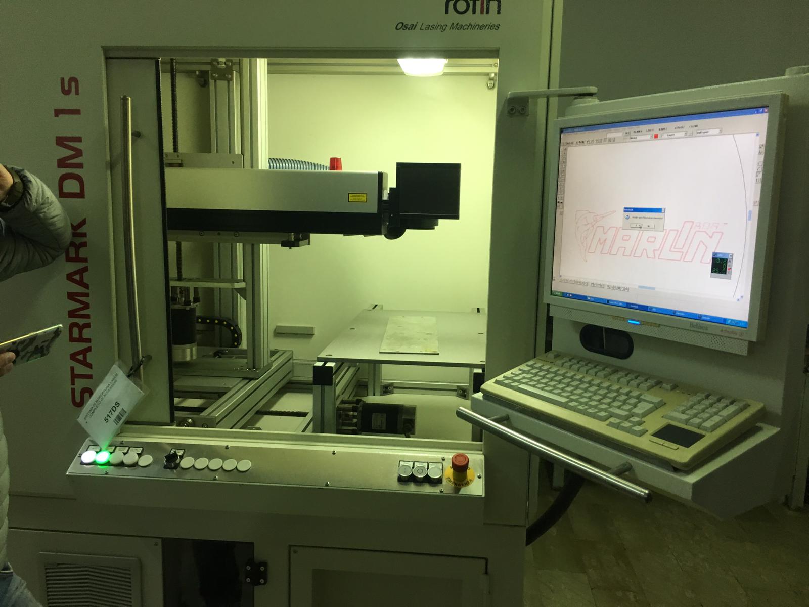 Marcatore Laser Starmark Ds 1 S ROFIN 105W YAG CO2 in vendita - foto 7
