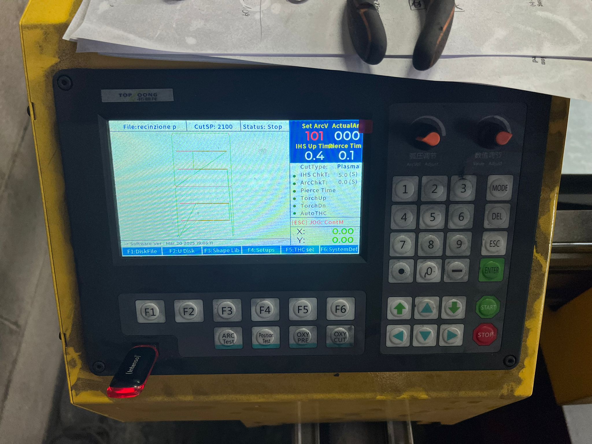 Banco CNC plasma Toploong 1500x3000 con generatore 120A in vendita - foto 3