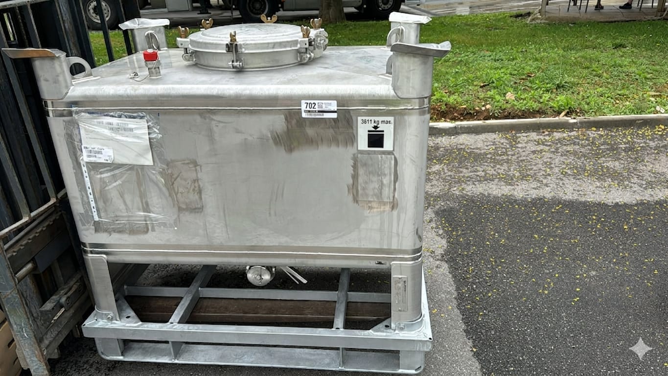 Serbatoio/cisterna Acciaio Inox 500l Omologato UN in vendita - foto 1