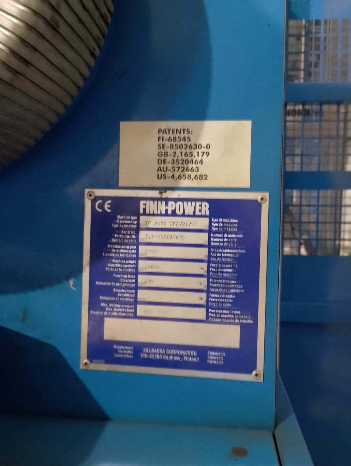 Punzonatrice FINN-POWER TP2520 IF2 in vendita - foto 10