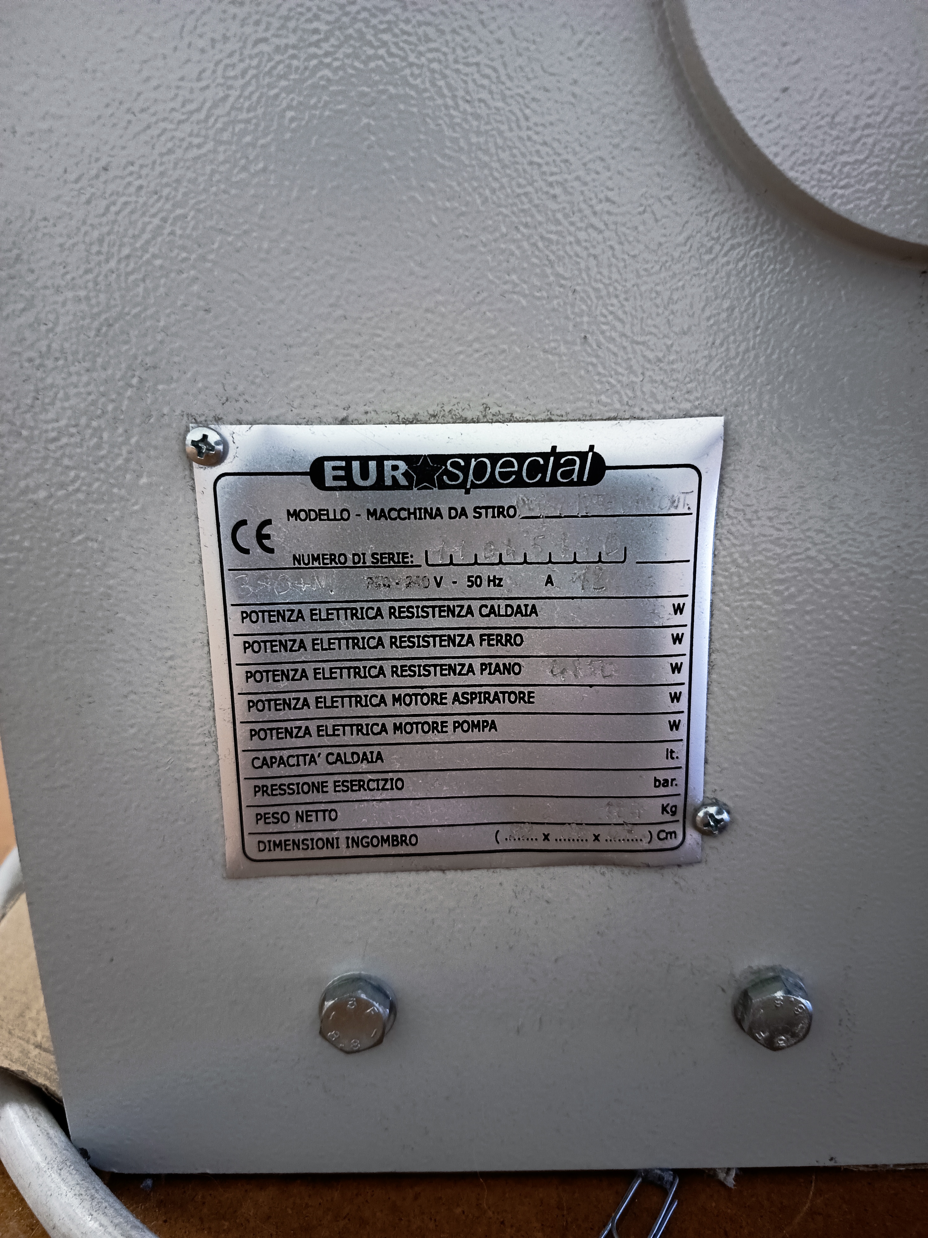 Pressa stiratura industriale  in vendita - foto 3