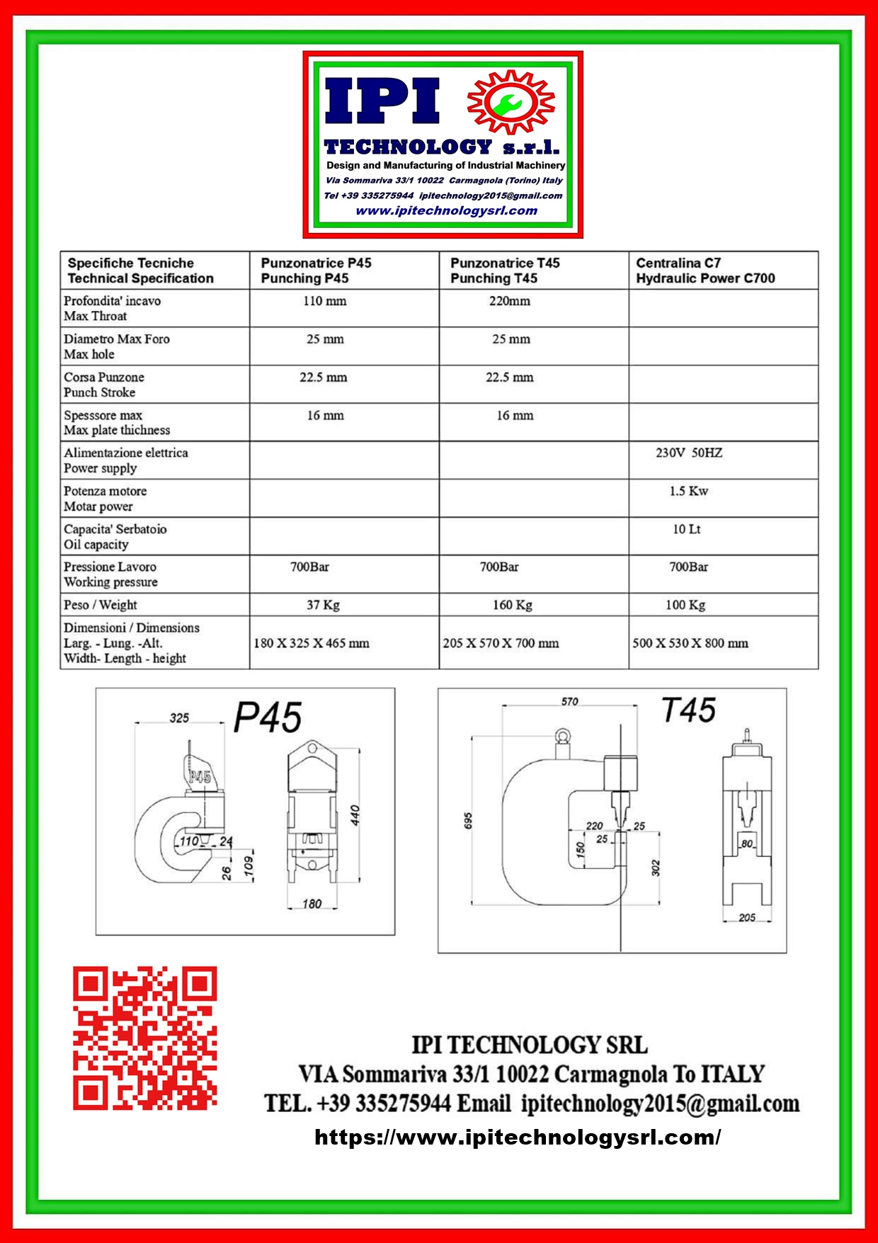 punzonatrice portatile IPI TECHNOLOGY SRL in vendita - foto 10