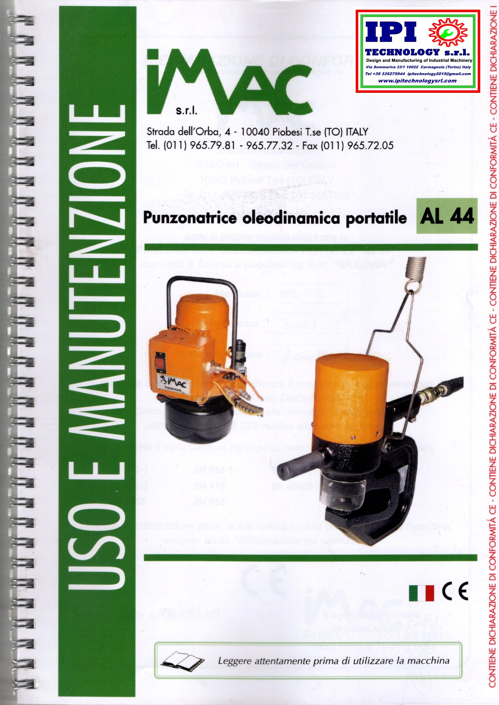 PUNZONATRICE PORTATILE IMAC USATO REVISIONATO in vendita - foto 5