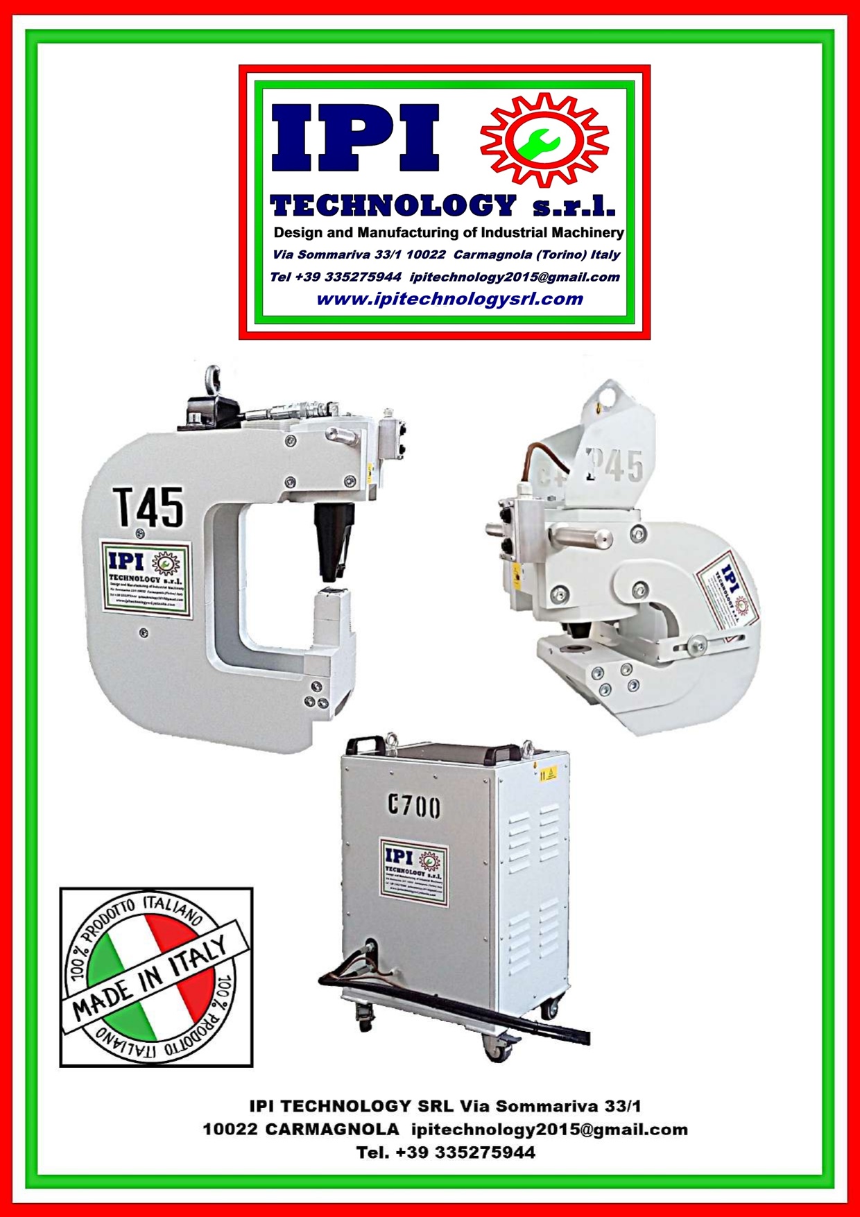 punzonatrice portatile IPI TECHNOLOGY SRL in vendita - foto 1