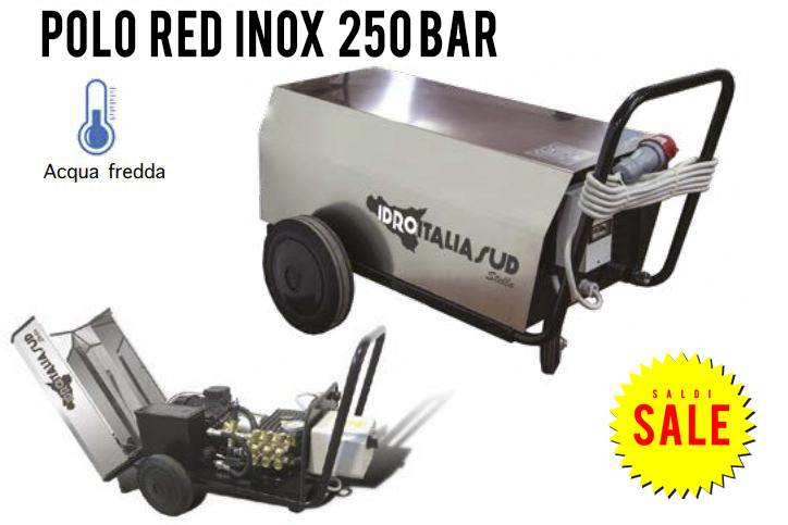 Idroitalia Sud Polo Red Inox 250bar-15lt/min  in vendita - foto 1