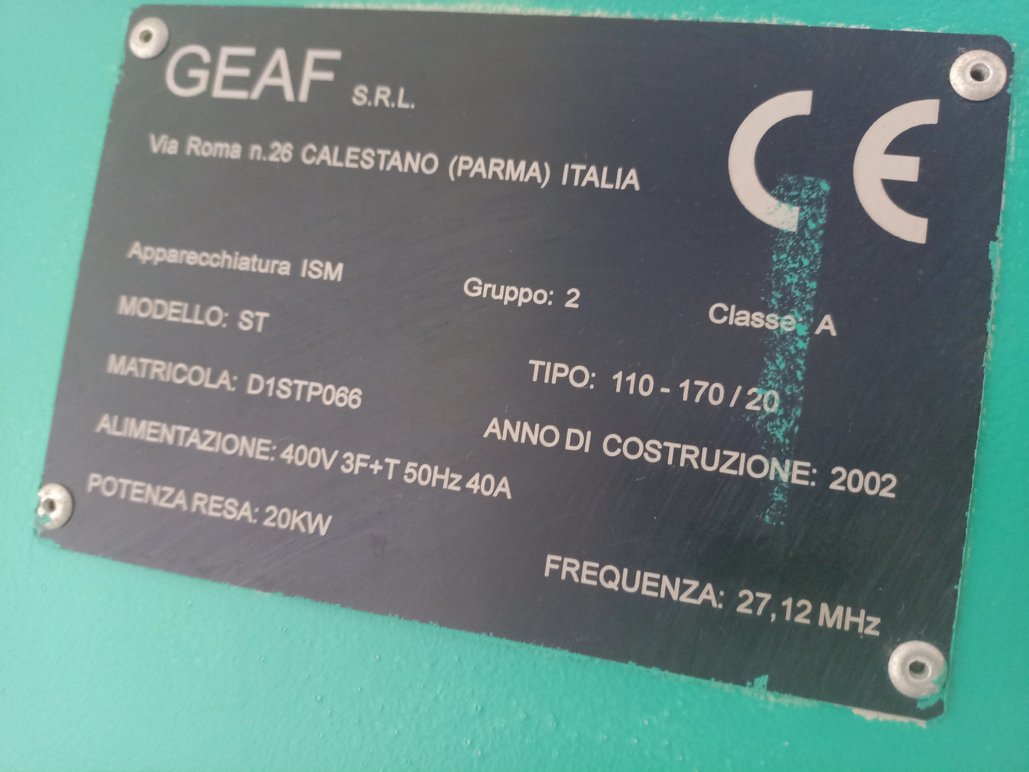Saldatrice alta frequenza in vendita - foto 5