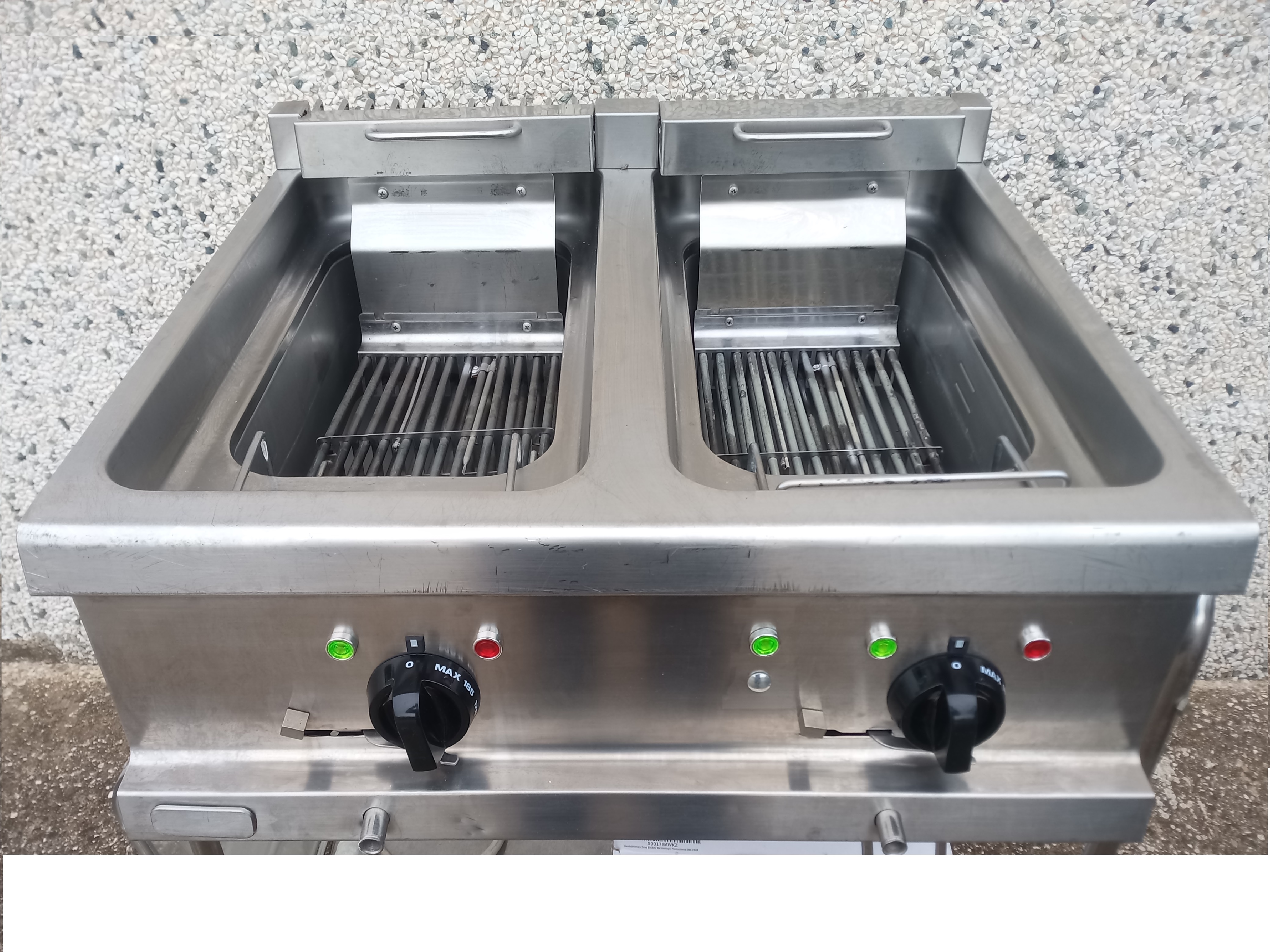 Friggitrice due vasche 2x26 litri 8+8kw elettrica in vendita - foto 7
