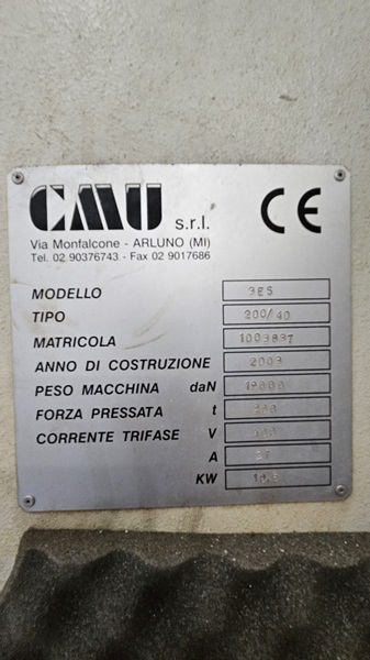 Piegatrice 3ES-200/40 in vendita - foto 2