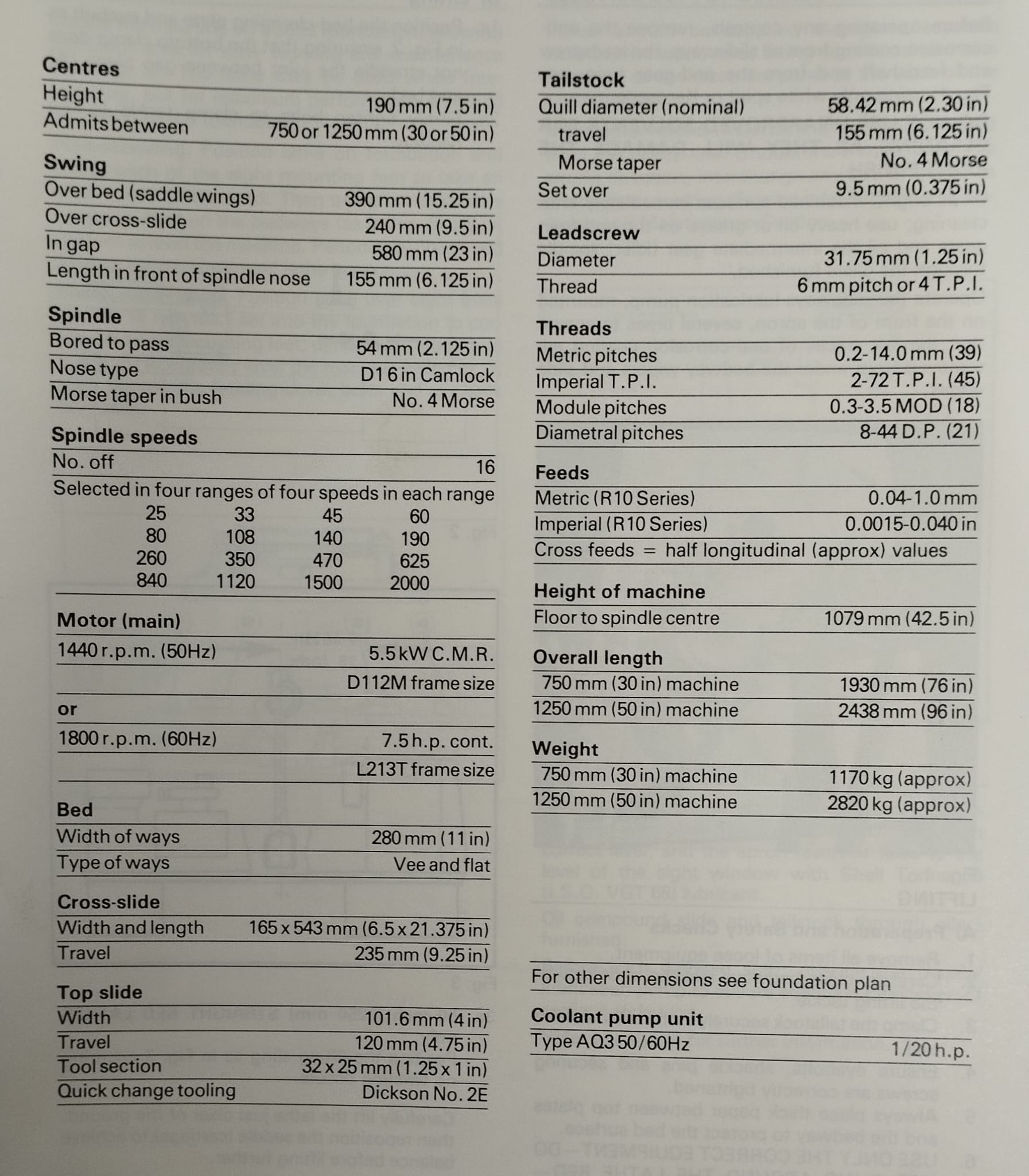 Tornio Parallelo COLCHESTER TRIUMPH 2000 USATO in vendita - foto 3