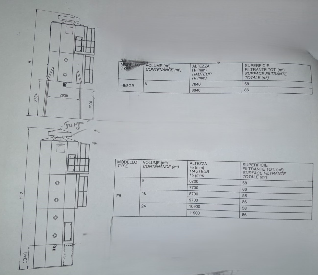 Silos di Filtrazione e Stoccaggio F8/24 FMP/2 USATO in vendita - foto 9