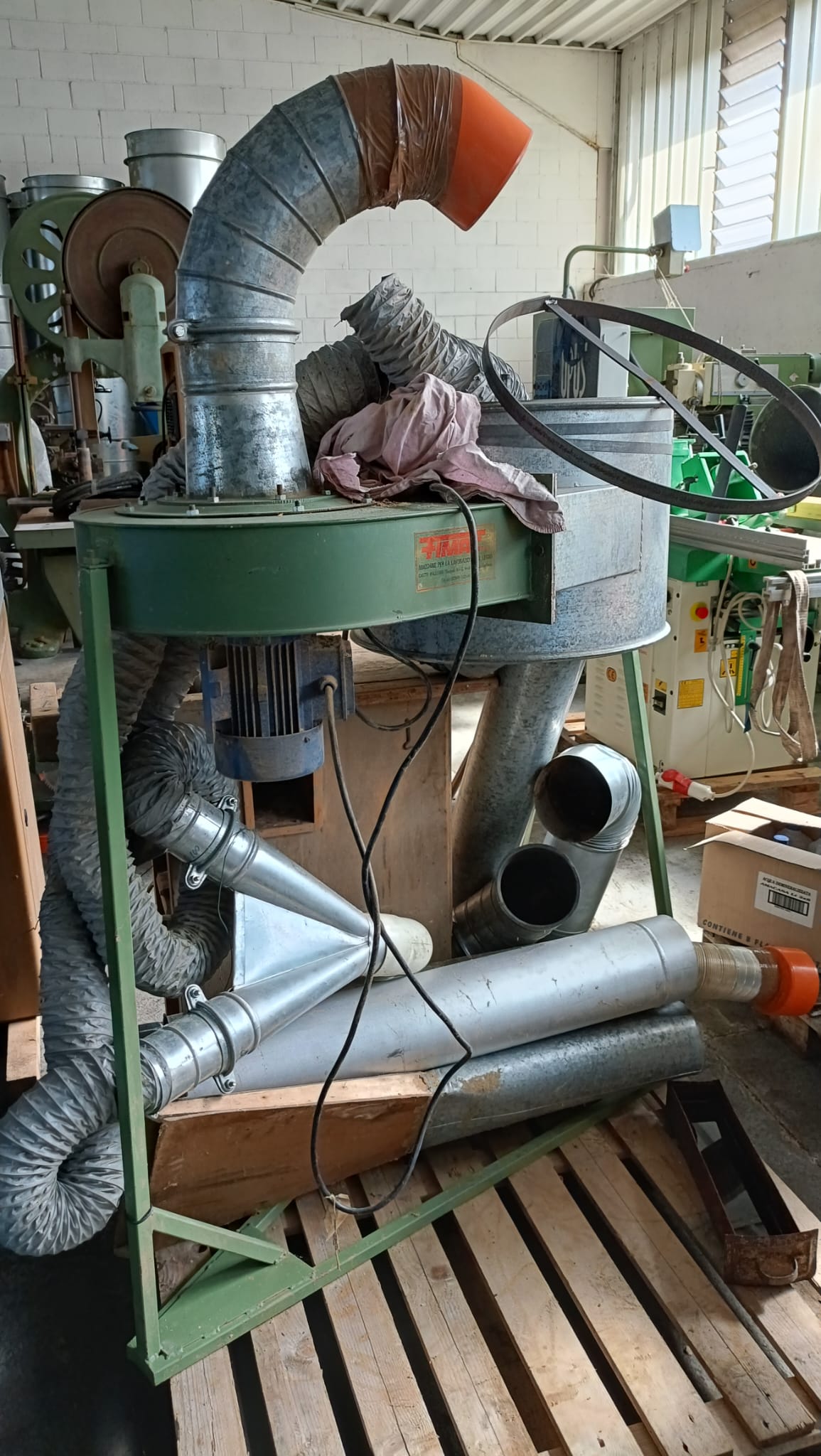 Aspiratore carrellato da 1 sacco USATO in vendita - foto 2