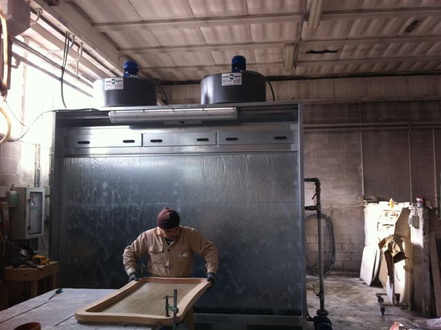 Cabina di verniciatura ad acqua da 3000mm X 1000mm in vendita - foto 2