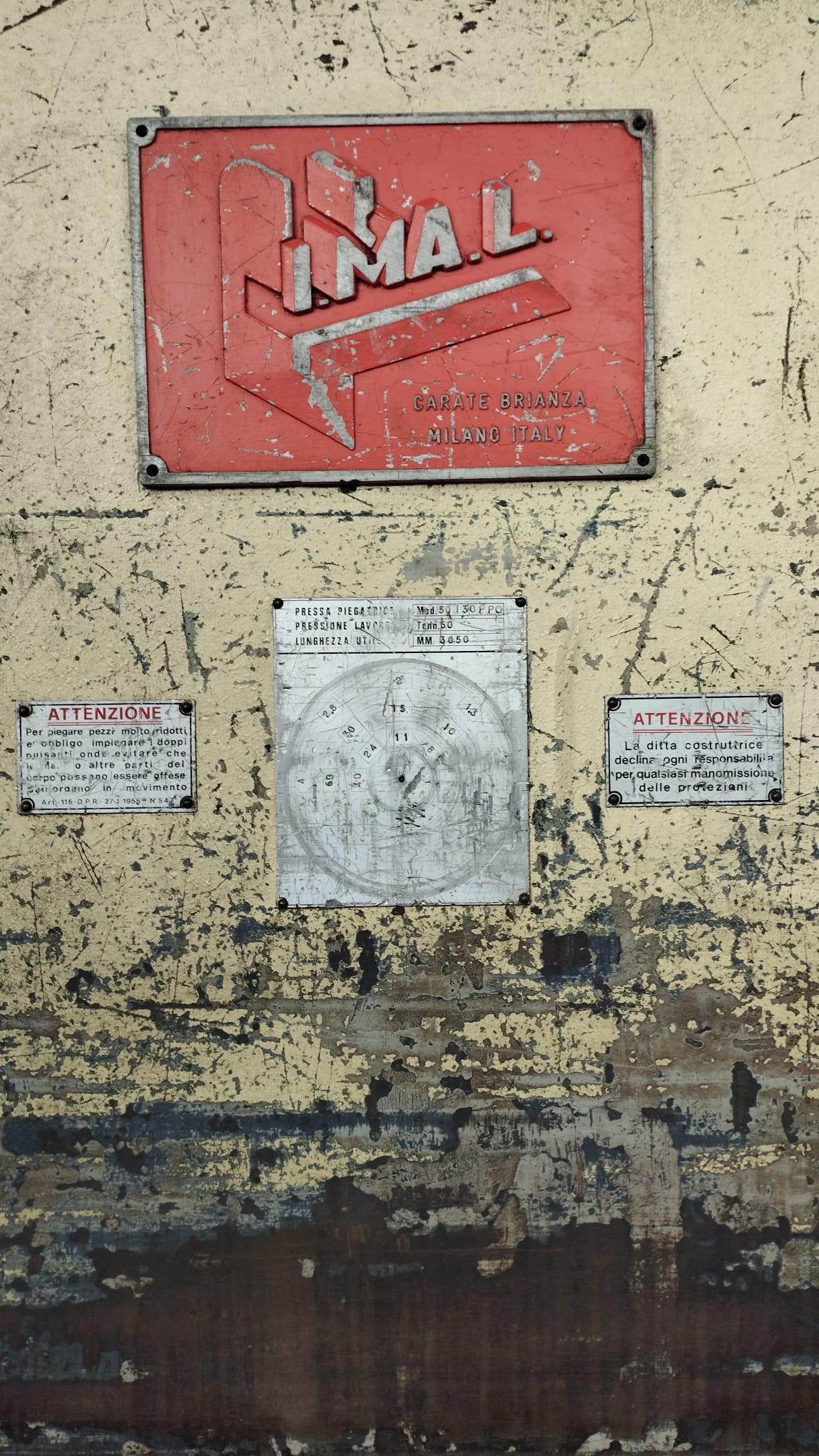 Pressa Piegatrice IMAL 3000 X 50 Ton USATA in vendita - foto 5