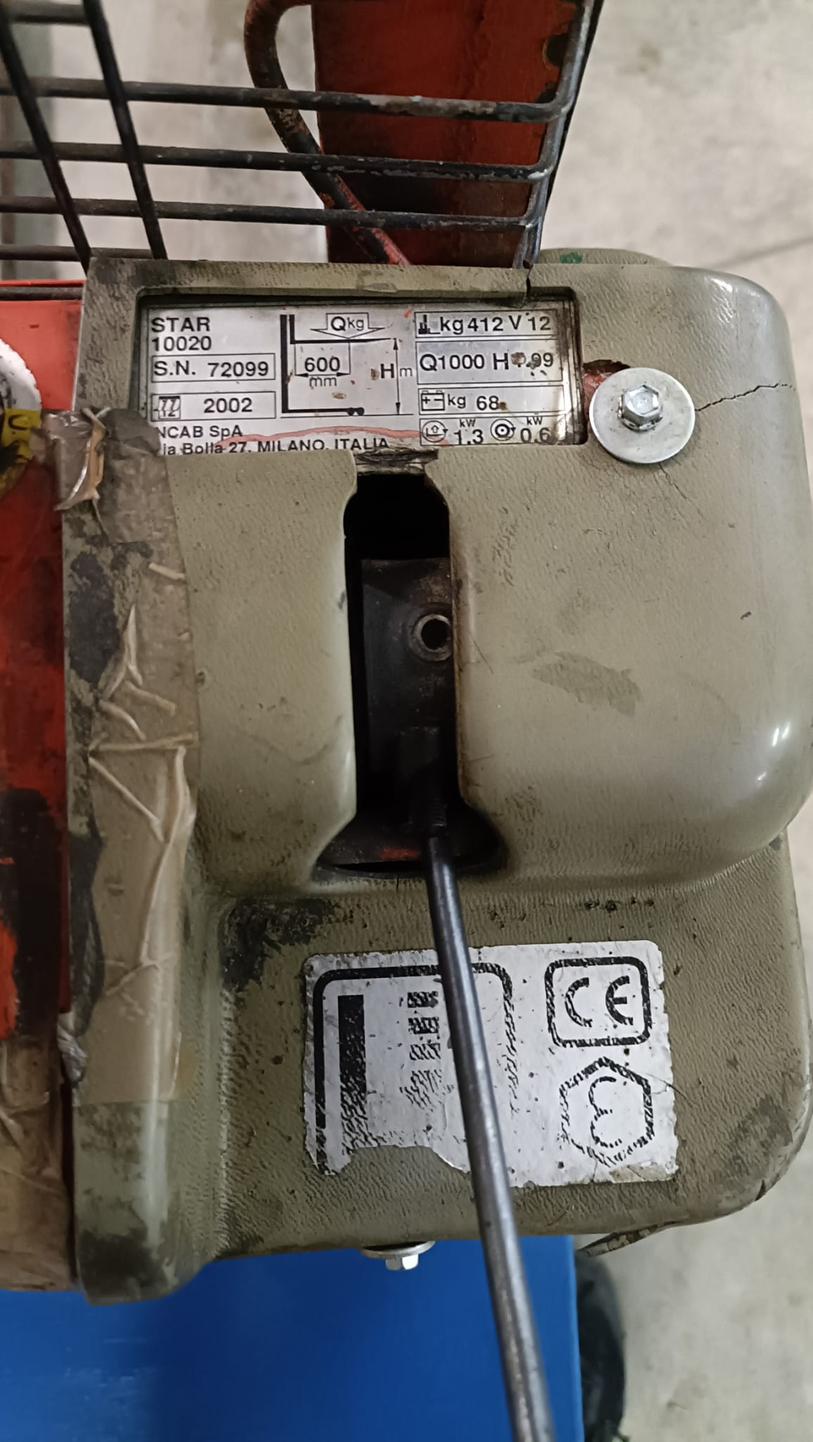 Transpallet Elevatore Elettrico INCAB STAR 10020 in vendita - foto 8