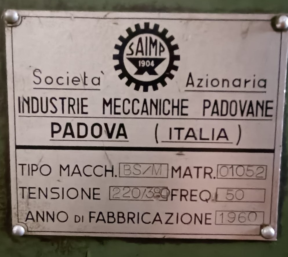 Tornio parallelo SAIMP BS/M 180 in vendita - foto 3