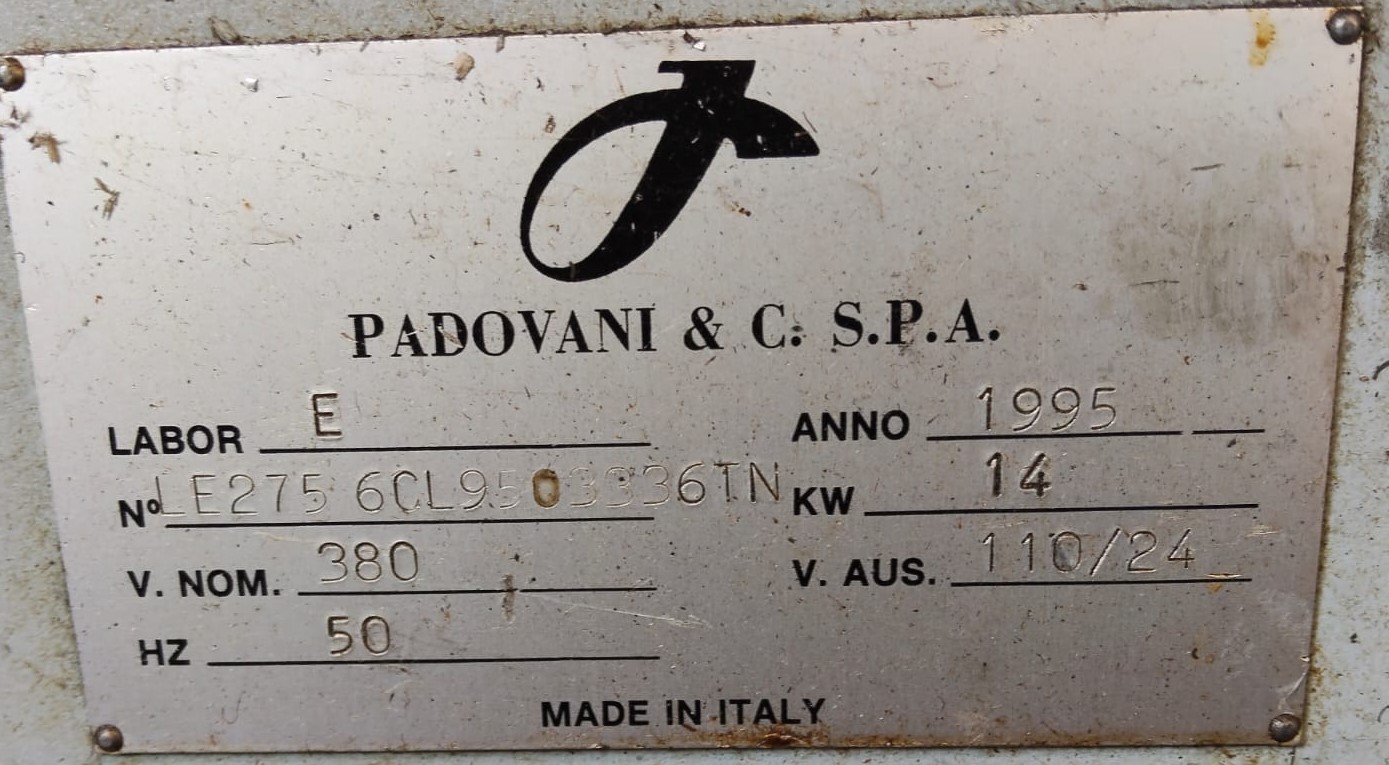 Tornio parallelo PADOVANI LABOR E275 USATO in vendita - foto 3