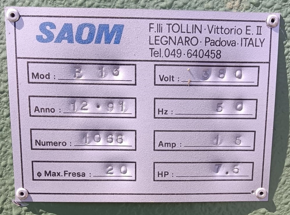 Pantografo per legno SAOM P 13 in vendita - foto 3