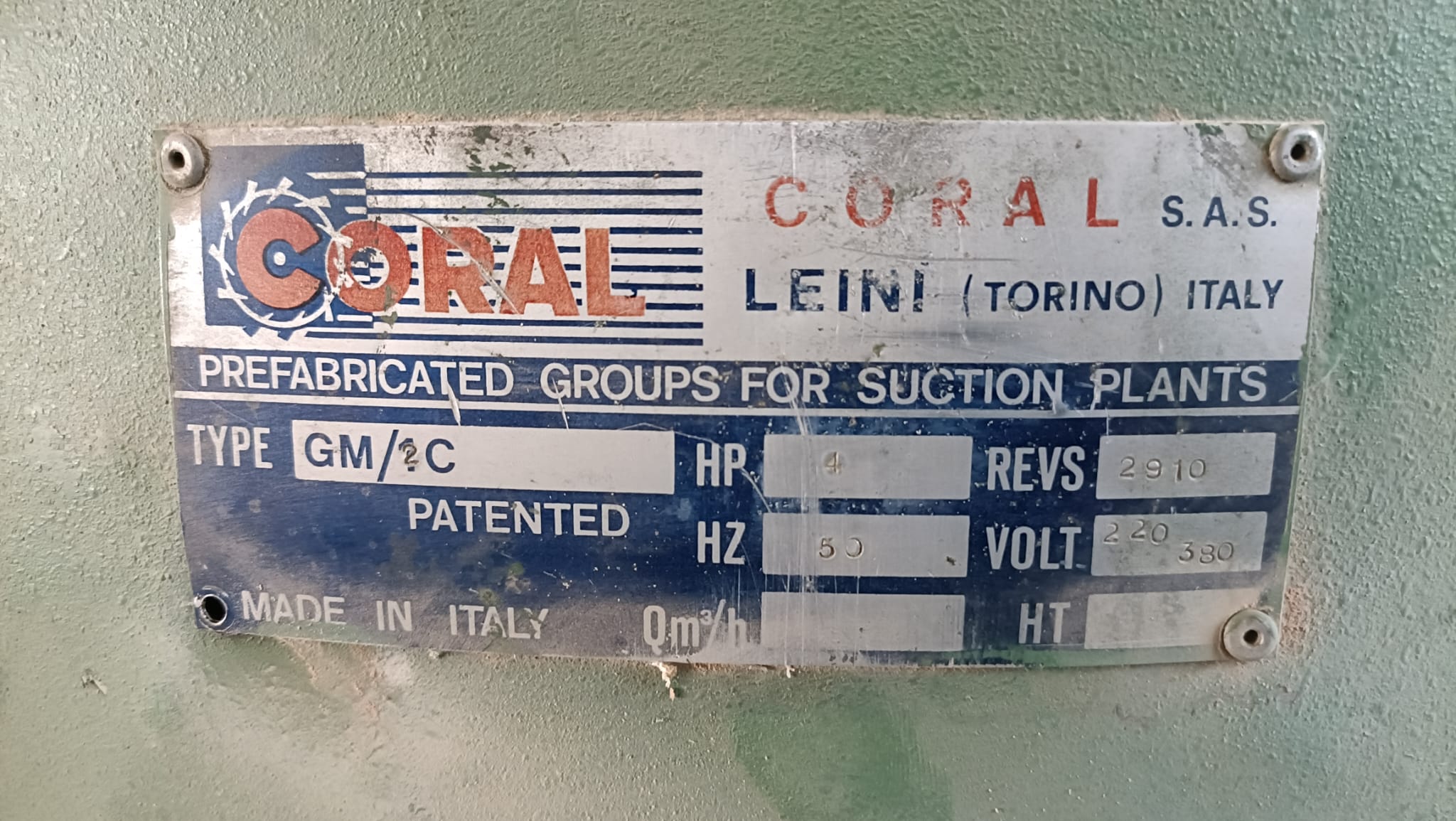 Aspiratore Carrellato 2 Sacchi CORAL in vendita - foto 4