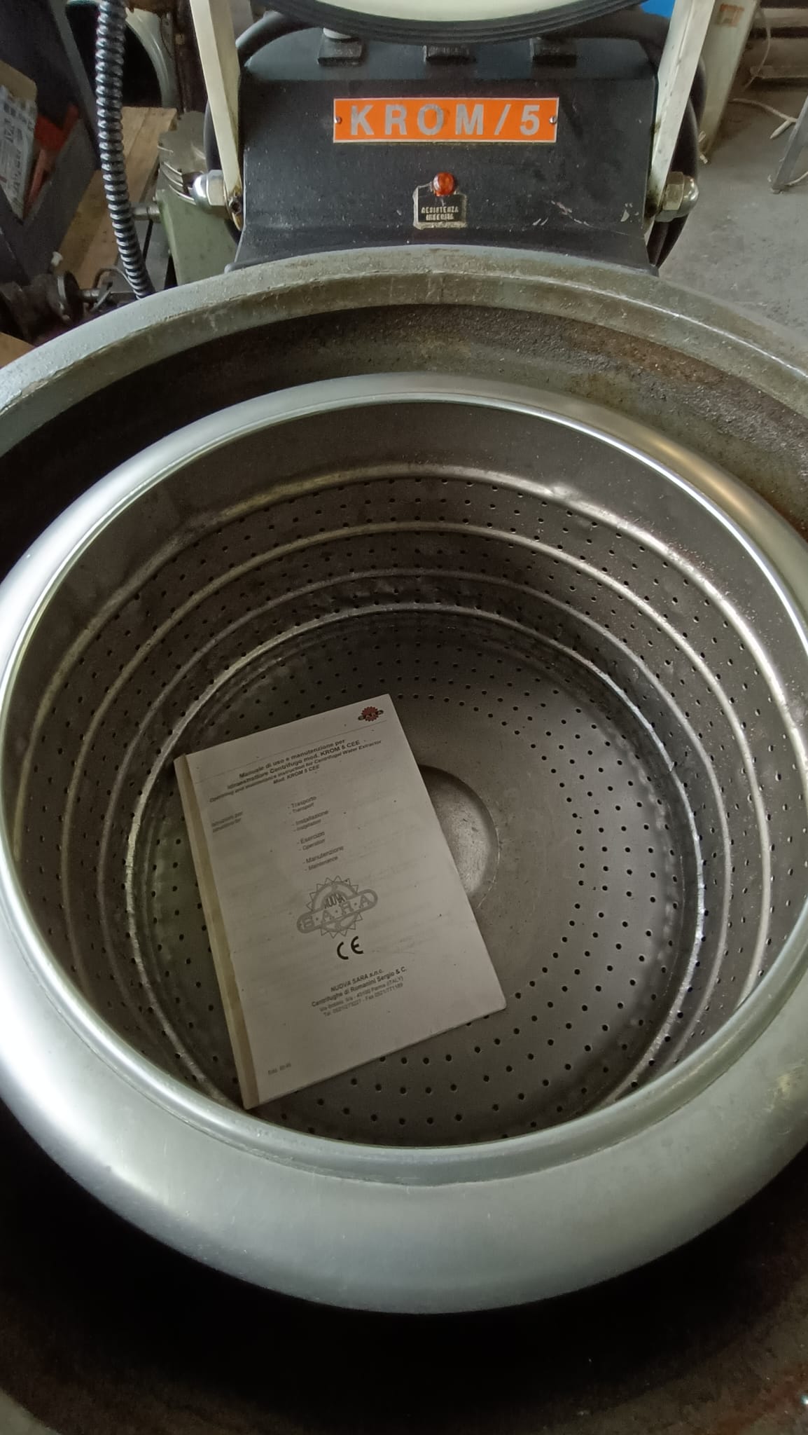 Centrifuga lavaggio SARA KROM/5 in vendita - foto 7